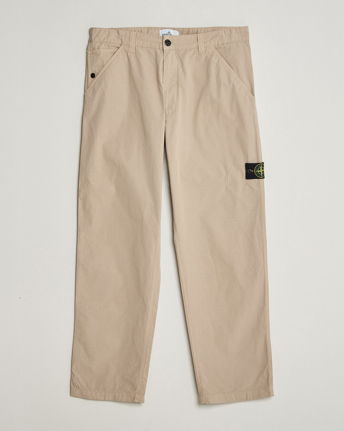 Herre | Bukser | Stone Island | Cotton Ripstop Trousers Desert