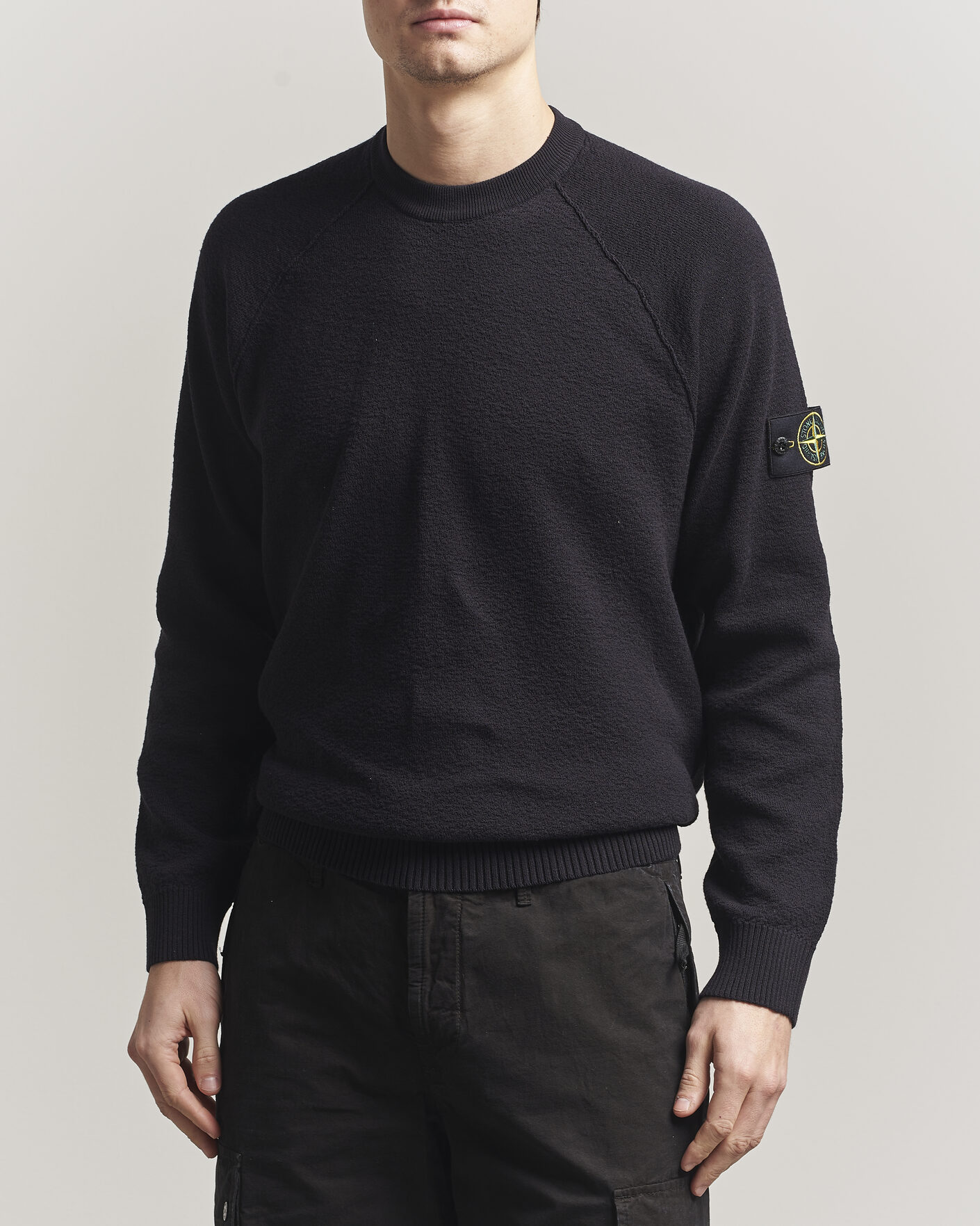 Herre | Gensere | Stone Island | Raw Hand Organic Cotton Crewneck Navy