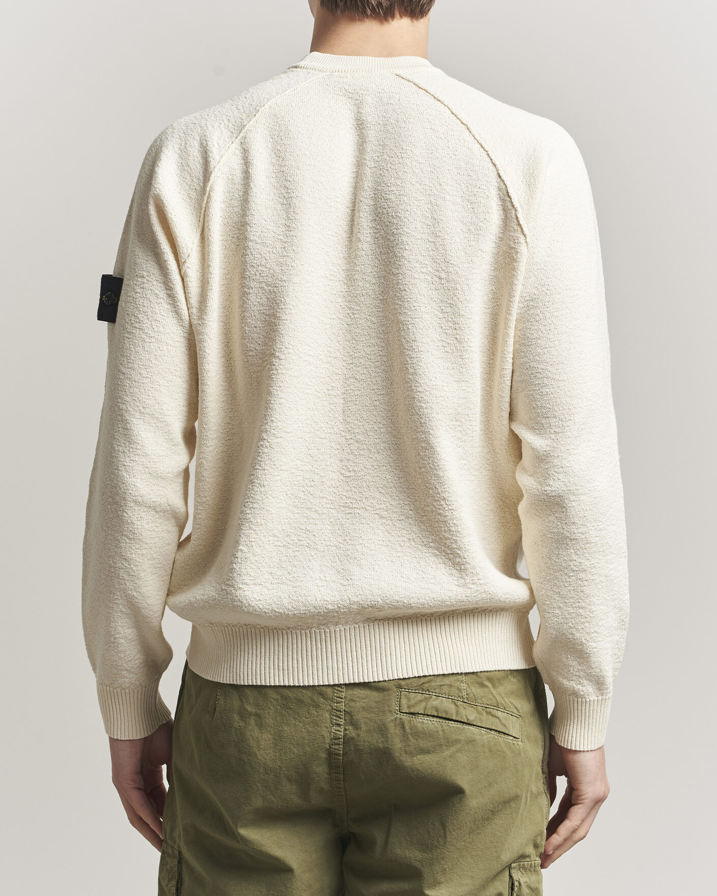 Herre | Gensere | Stone Island | Raw Hand Organic Cotton Crewneck Ivory