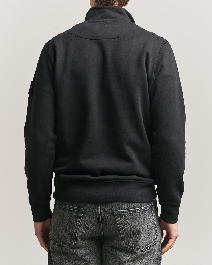 Herre | Gensere | Stone Island | Garment Dyed Fleece Half Zip Black