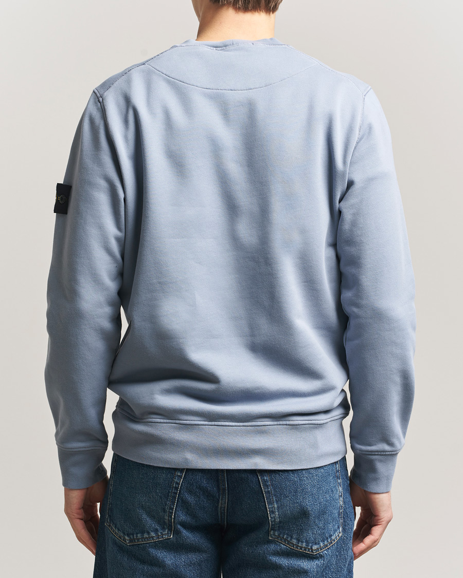 Herre | Gensere | Stone Island | Garment Dyed Fleece Sweatshirt Dark Blue