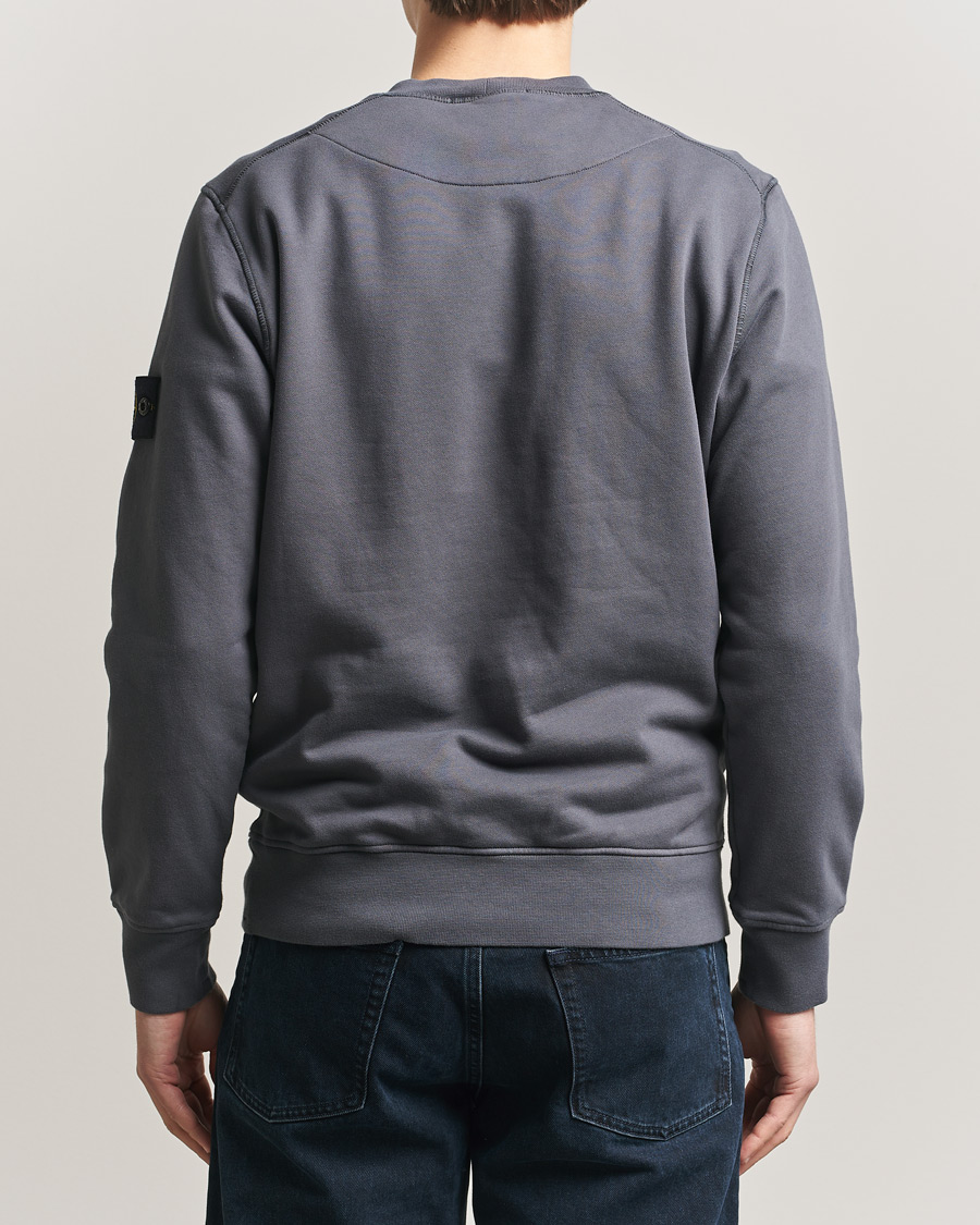 Herre | Gensere | Stone Island | Garment Dyed Fleece Sweatshirt Blue/Grey