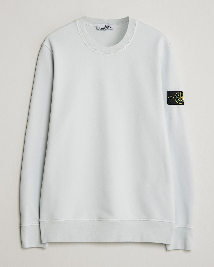 Herre | Gensere | Stone Island | Garment Dyed Fleece Sweatshirt Sky Blue