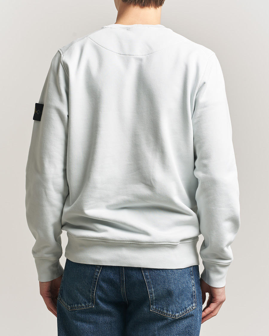 Herre | Gensere | Stone Island | Garment Dyed Fleece Sweatshirt Sky Blue