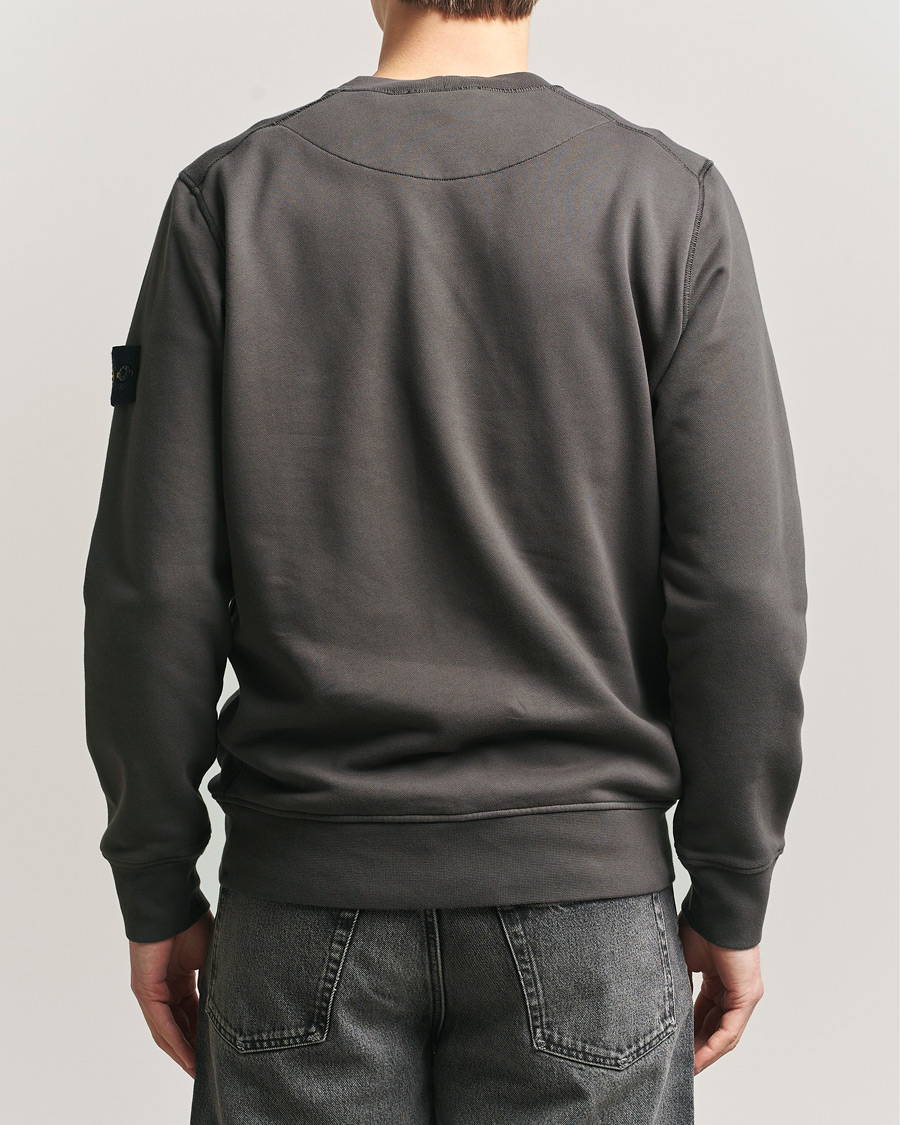 Herre | Gensere | Stone Island | Garment Dyed Fleece Sweatshirt Charcoal