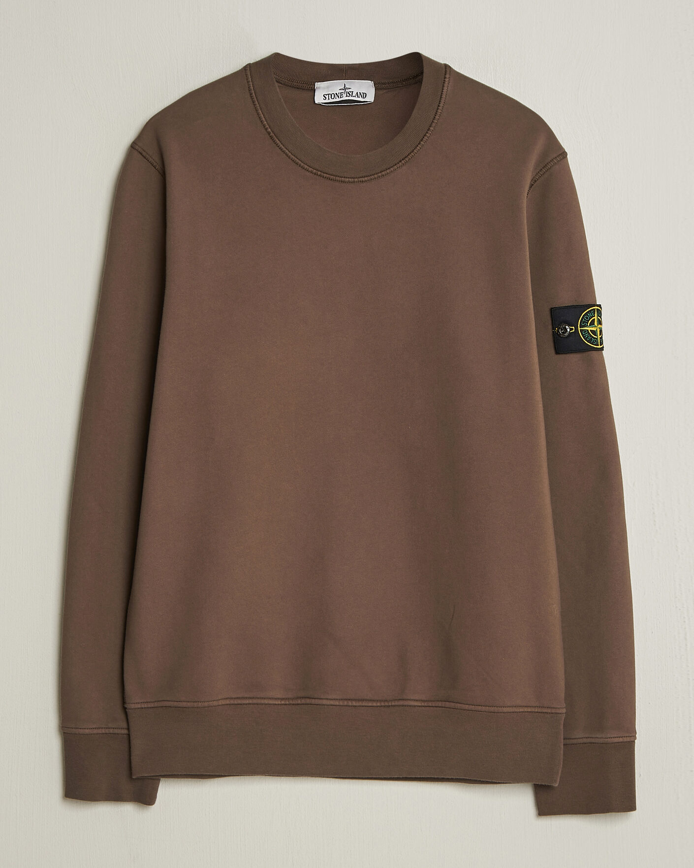 Herre | Gensere | Stone Island | Garment Dyed Fleece Sweatshirt Umber