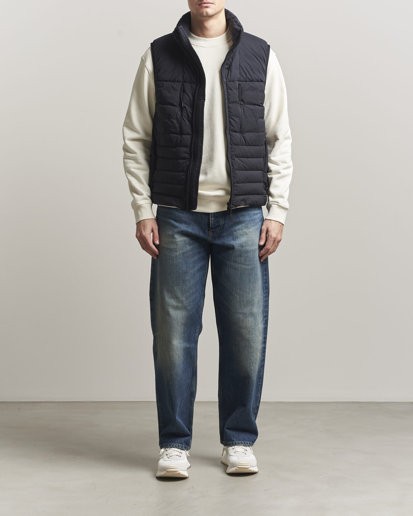 Herre | Vester | Stone Island | Nylon Down Vest Navy