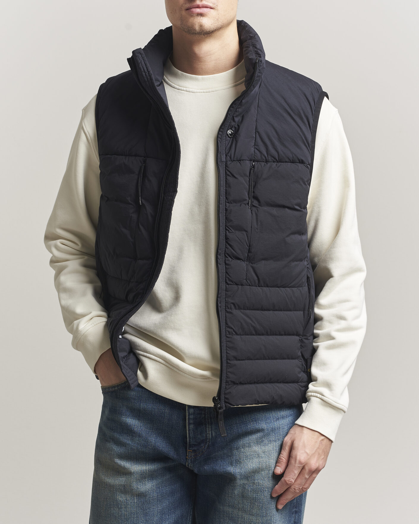 Herre | Vester | Stone Island | Nylon Down Vest Navy