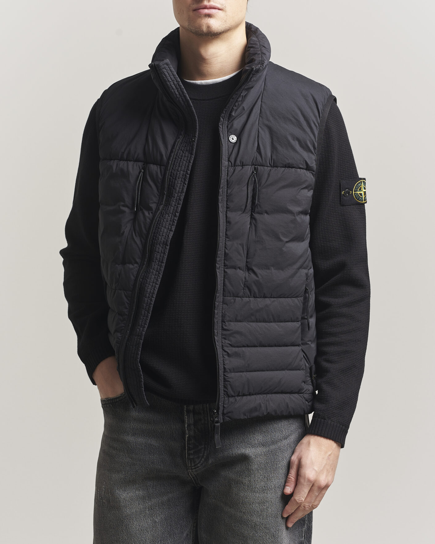 Herre | Vester | Stone Island | Nylon Down Vest Black