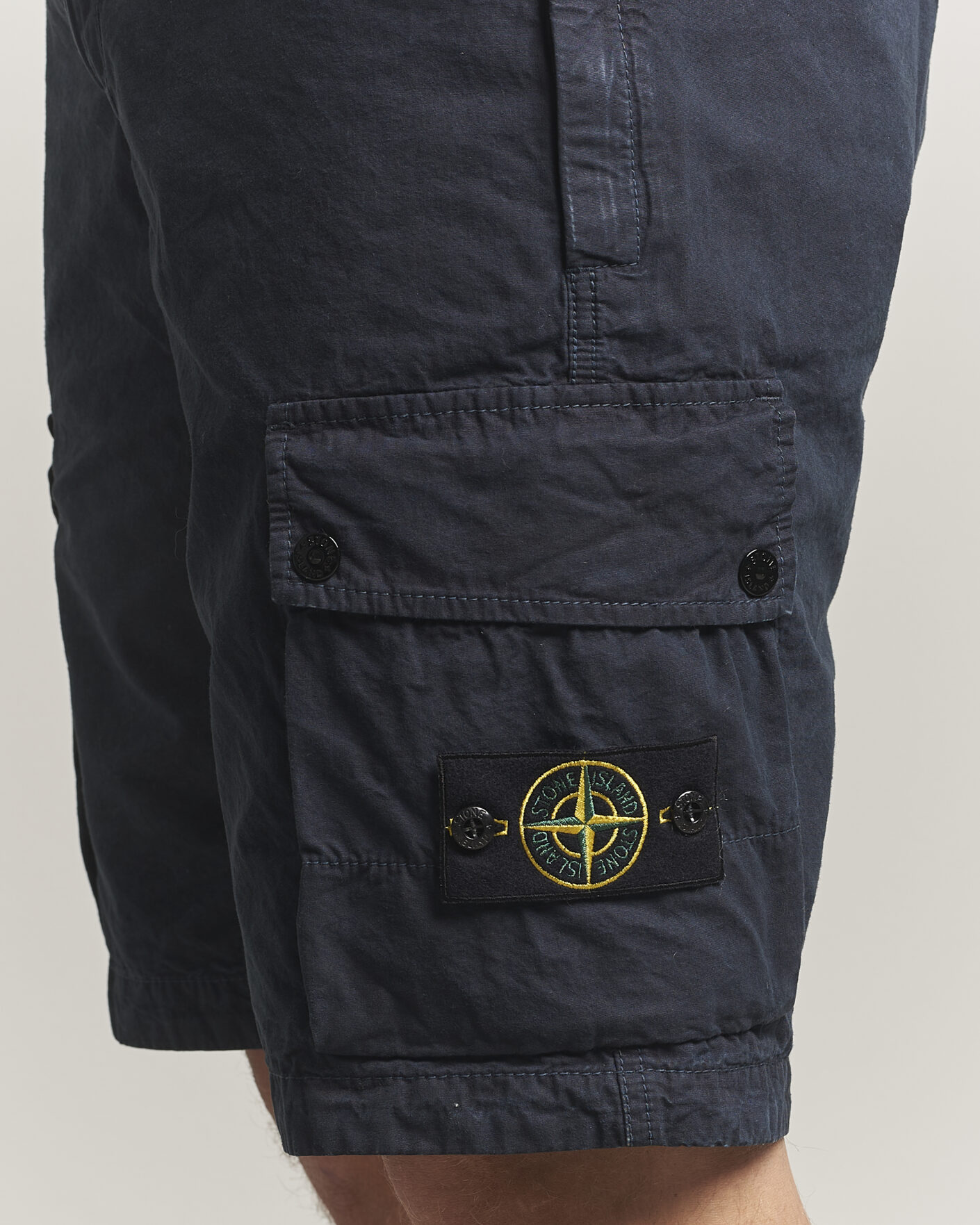 Herre | Shorts | Stone Island | Brushed Cotton Canvas Cargo Shorts Navy