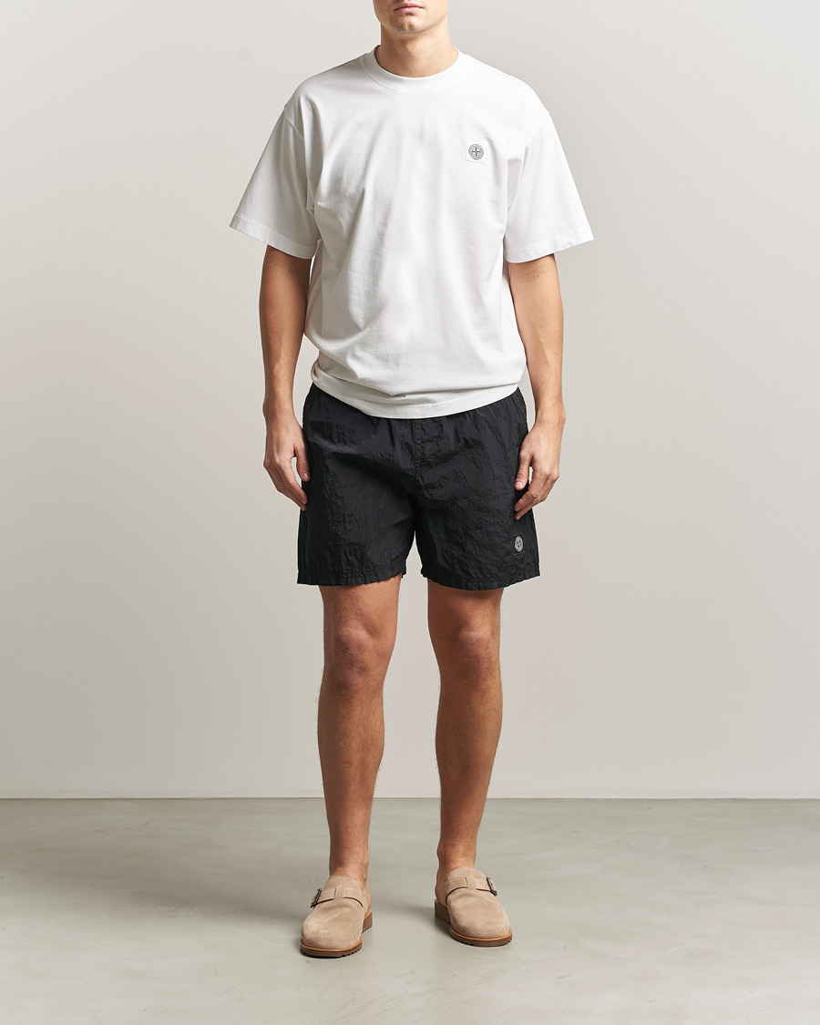 Herre | Badeshorts | Stone Island | Nylon Metal Econyl Swimshorts Black
