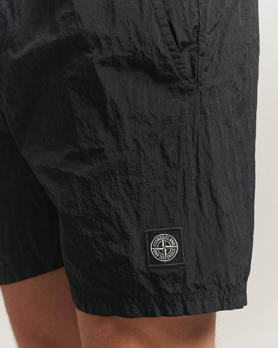 Herre | Badeshorts | Stone Island | Nylon Metal Econyl Swimshorts Black