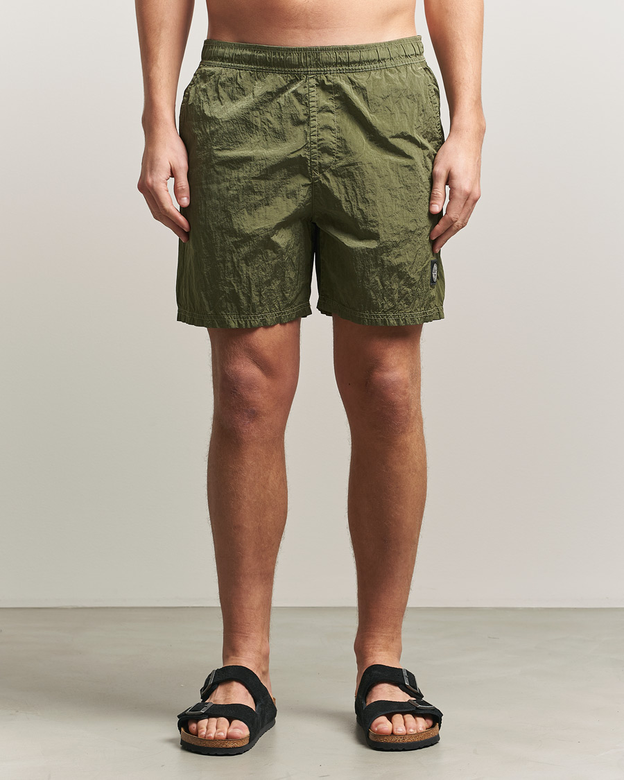 Herre | Badeshorts | Stone Island | Nylon Metal Econyl Swimshorts Military Green