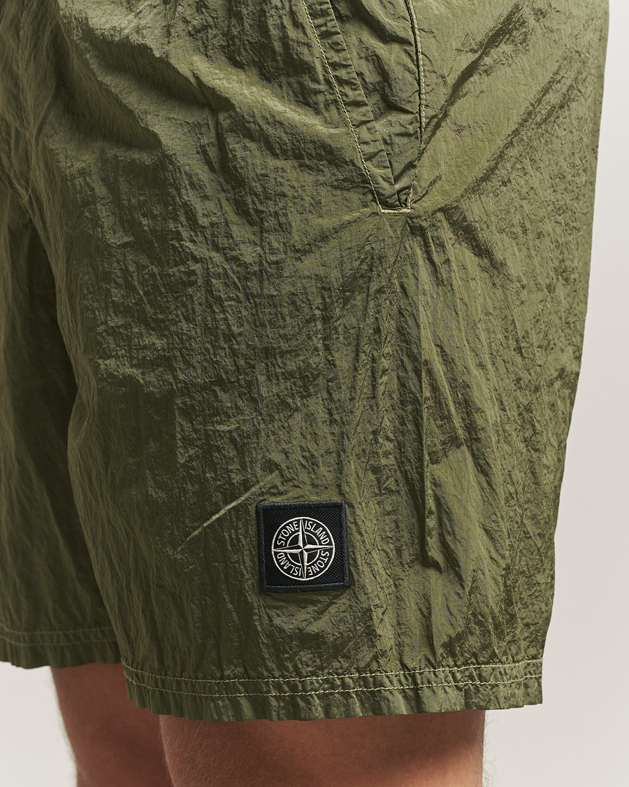 Herre | Badeshorts | Stone Island | Nylon Metal Econyl Swimshorts Military Green