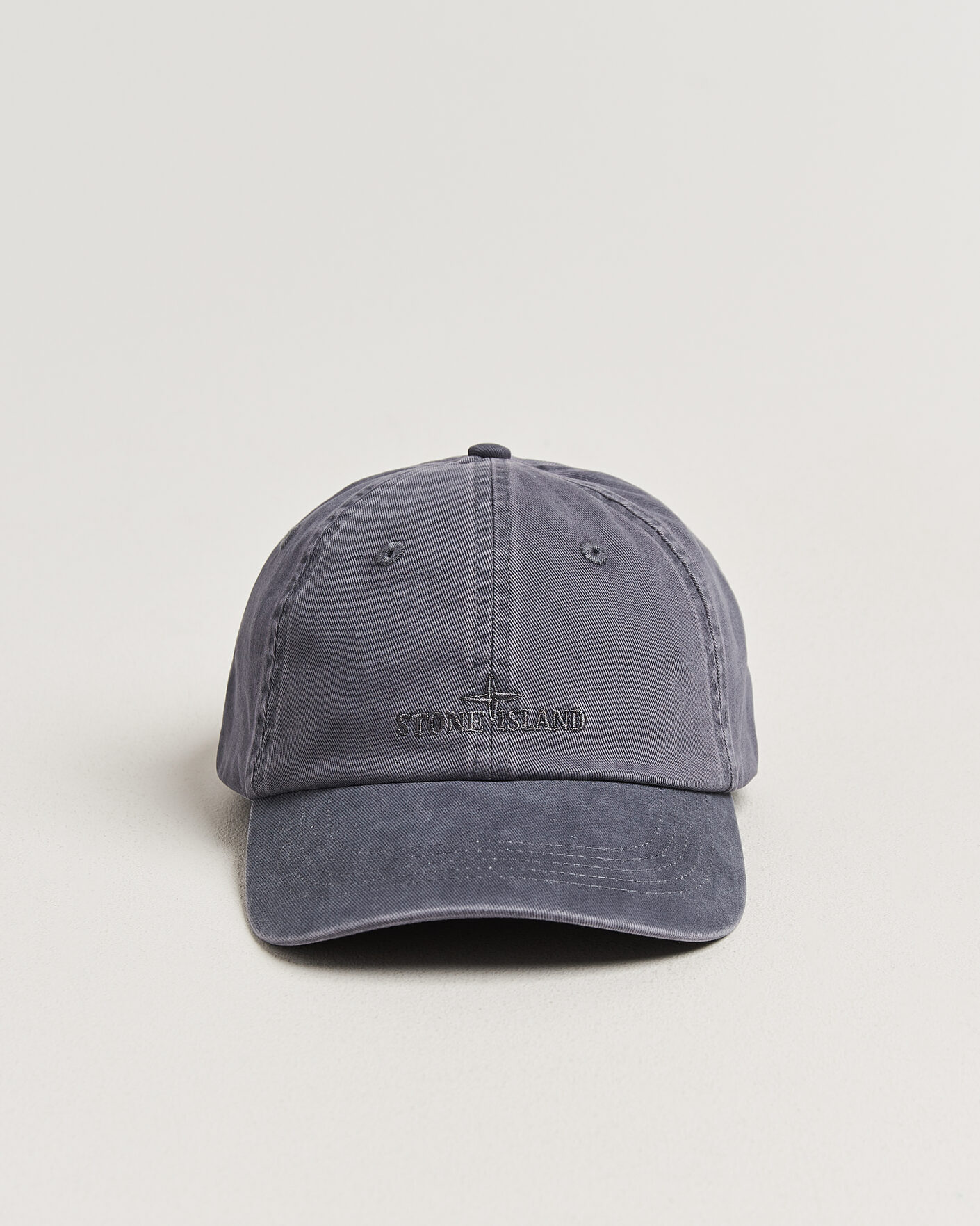 Herre | Hatter og capser | Stone Island | Cotton Gabardine Cap Blue/Grey