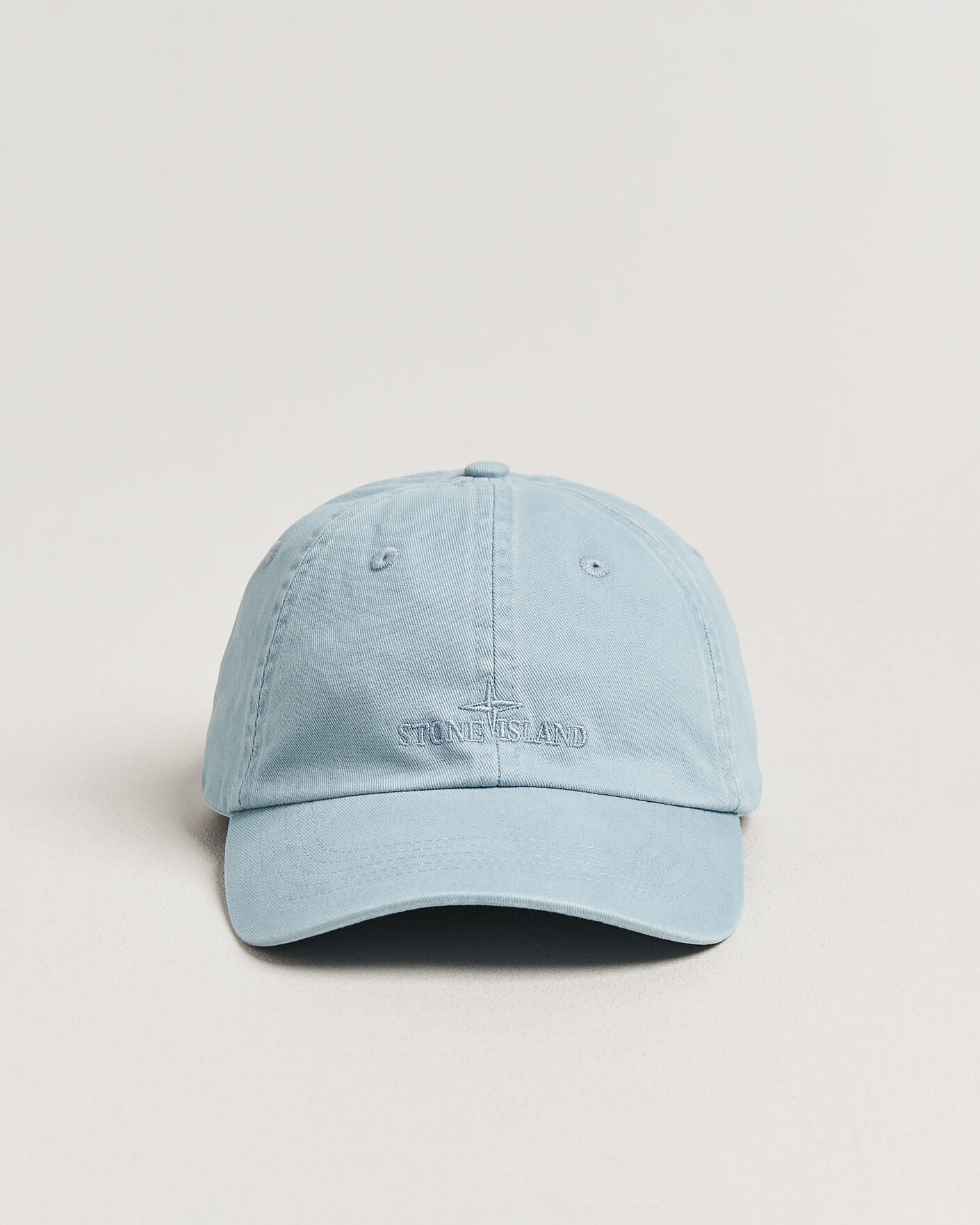Herre | Hatter og capser | Stone Island | Cotton Gabardine Cap Dusty Blue