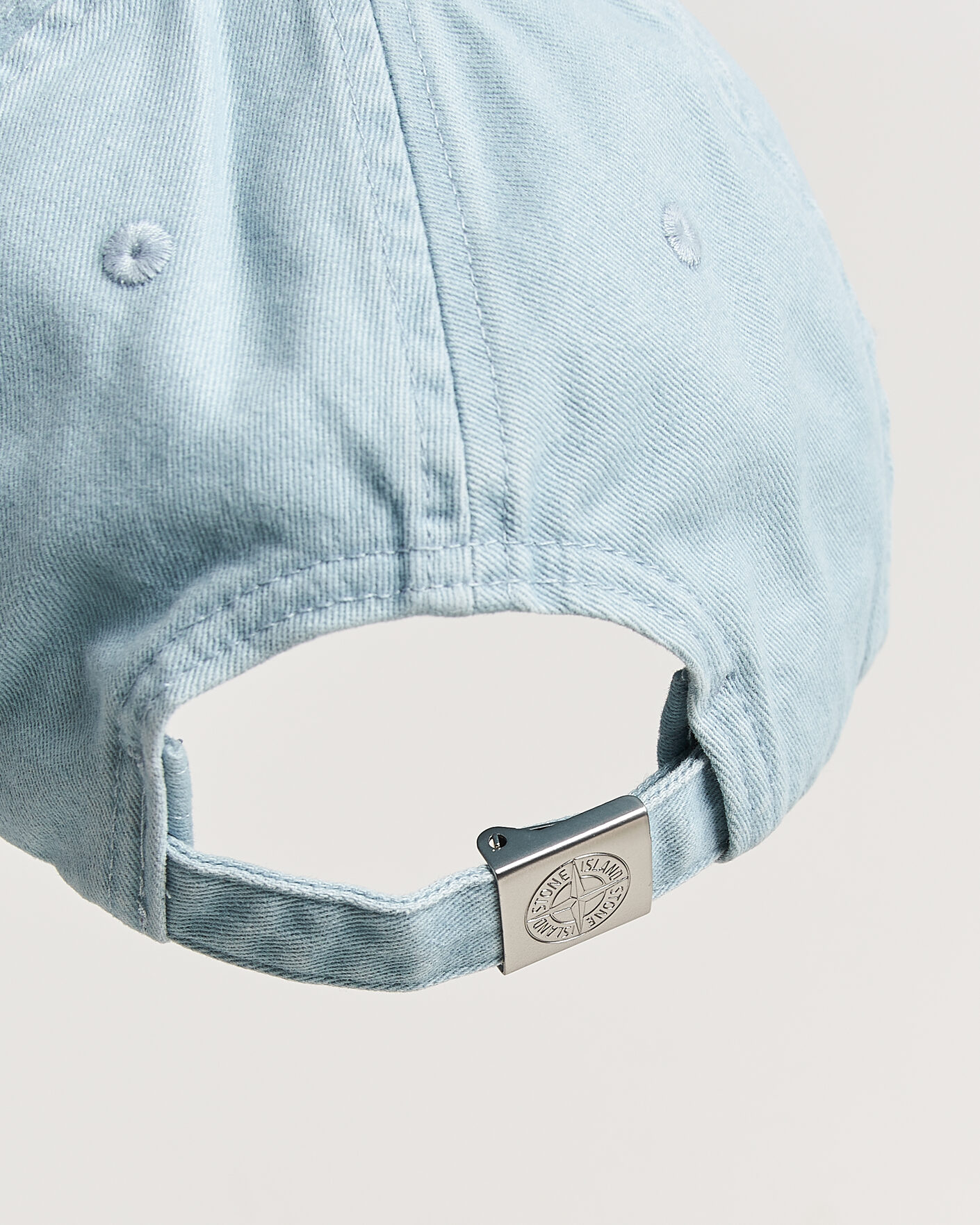 Herre | Hatter og capser | Stone Island | Cotton Gabardine Cap Dusty Blue