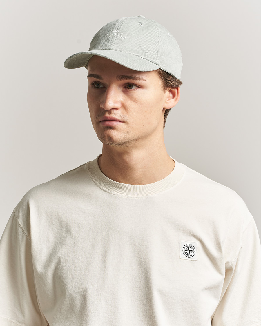 Herre | Hatter og capser | Stone Island | Micro Cord Cotton Cap Sage