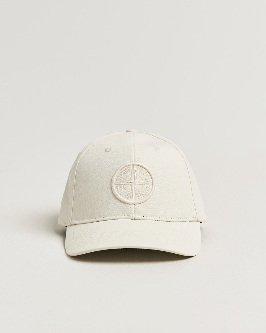Herre | Hatter og capser | Stone Island | Classic Cotton Logo Cap Ivory