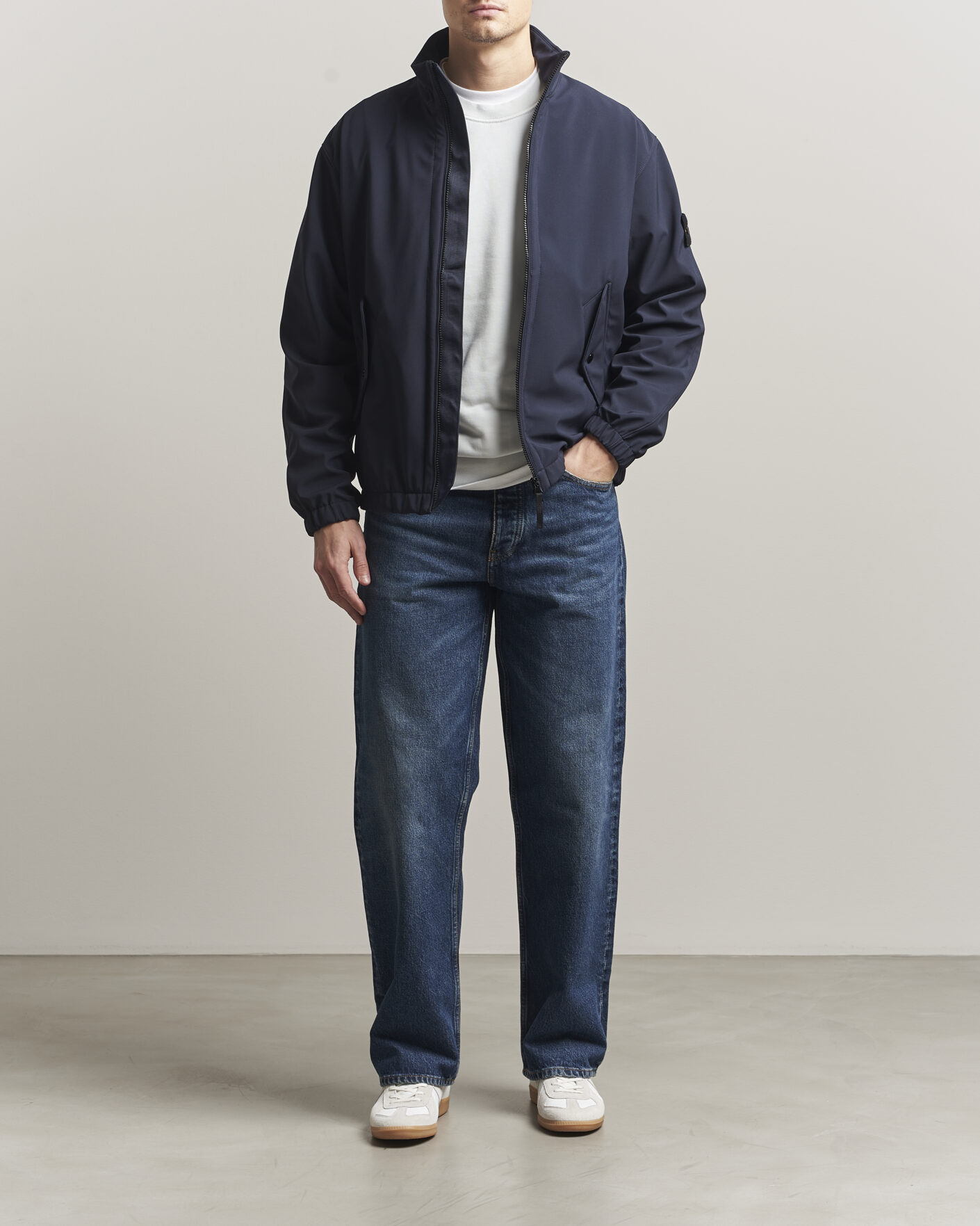 Herre | Jakker | Stone Island | Soft Shell Jacket Navy