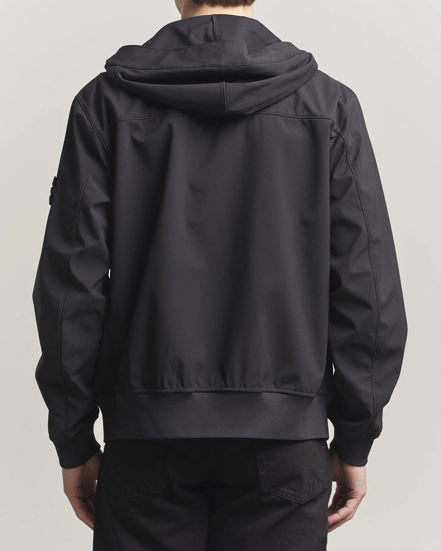 Herre | Jakker | Stone Island | Soft Shell Hooded Jacket Black