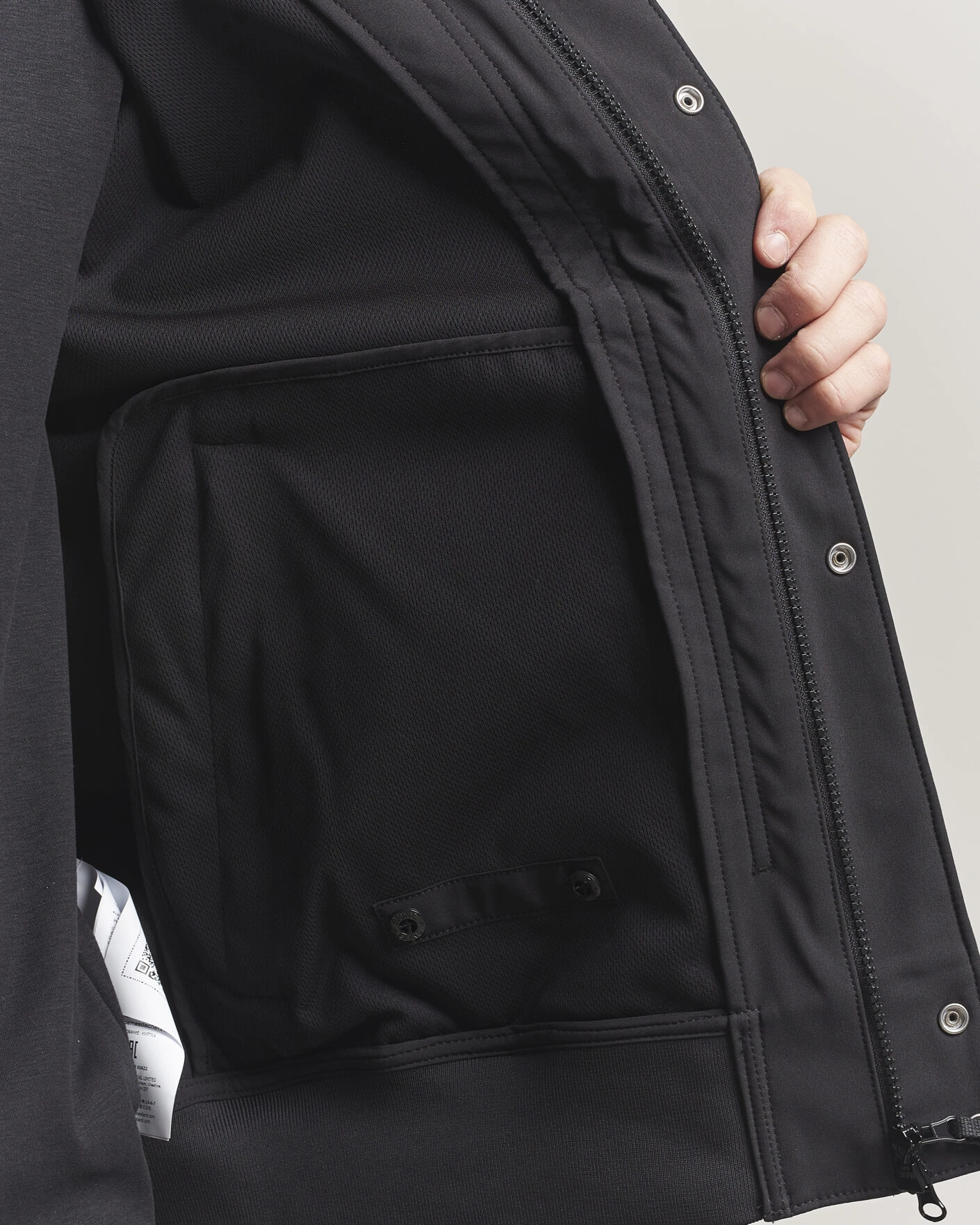 Herre | Jakker | Stone Island | Soft Shell Hooded Jacket Black
