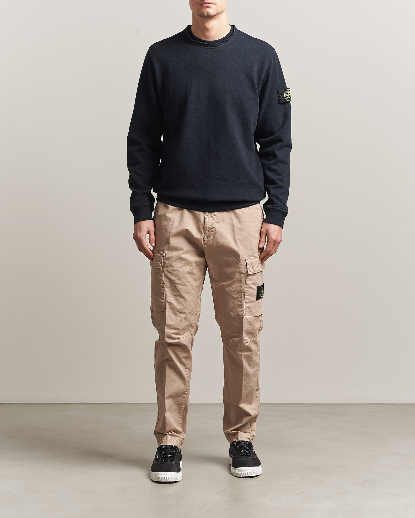 Herre | Gensere | Stone Island | Old Dyed Cotton Sweatshirt Navy