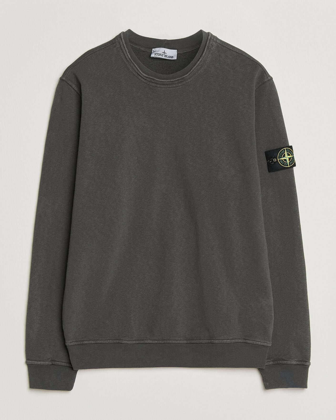 Herre | Gensere | Stone Island | Old Dyed Cotton Sweatshirt Charcoal