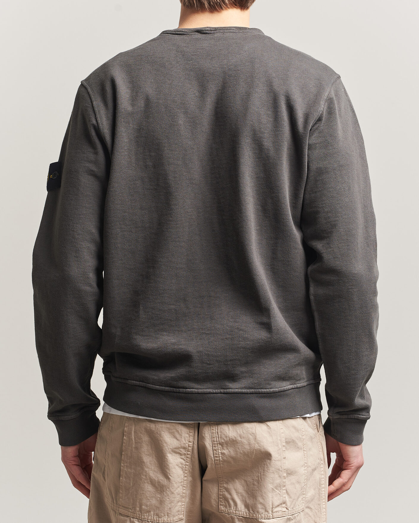 Herre | Gensere | Stone Island | Old Dyed Cotton Sweatshirt Charcoal
