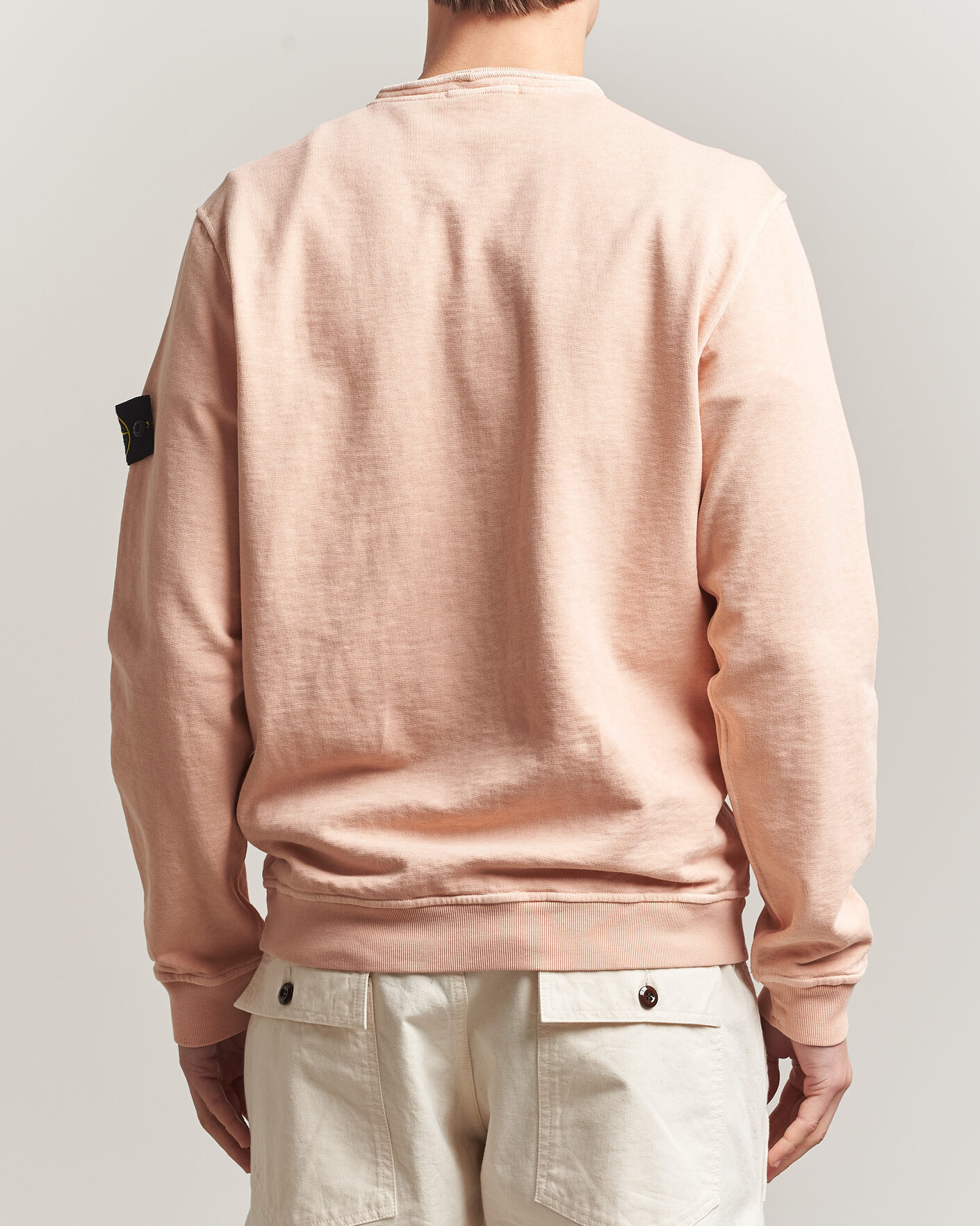 Herre | Gensere | Stone Island | Old Dyed Cotton Sweatshirt Plaster Pink