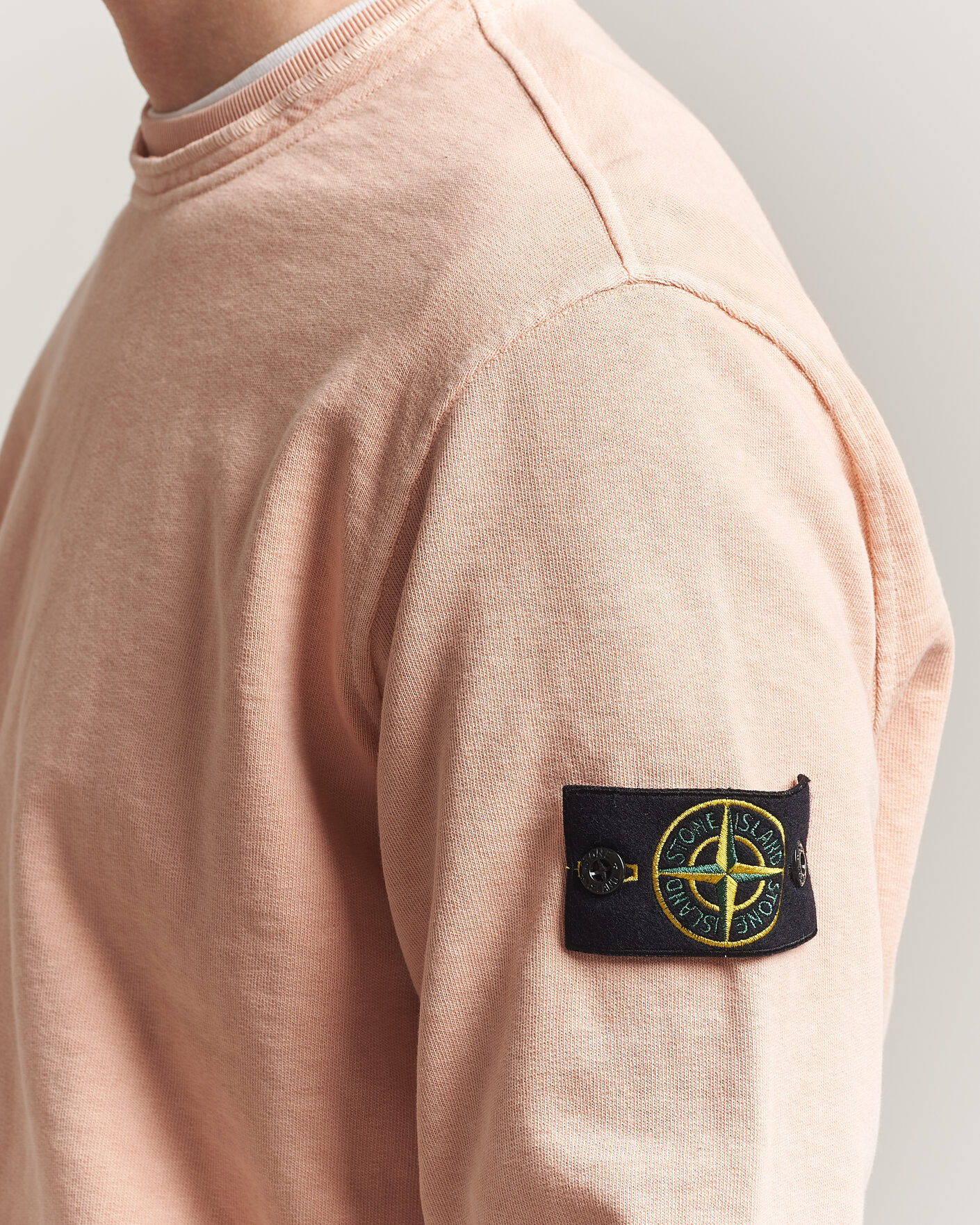 Herre | Gensere | Stone Island | Old Dyed Cotton Sweatshirt Plaster Pink