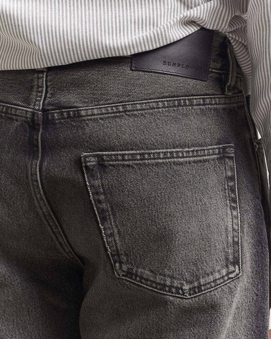Herre | Jeans | Sunflower | Loose Jeans New Black Worn