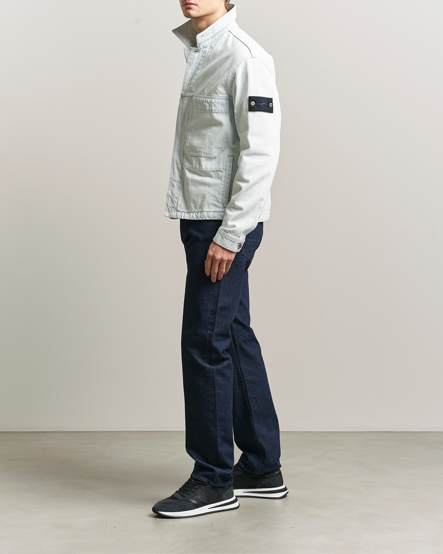 Herre | Jakker | Stone Island | Denim Jacket Ultra Bleached