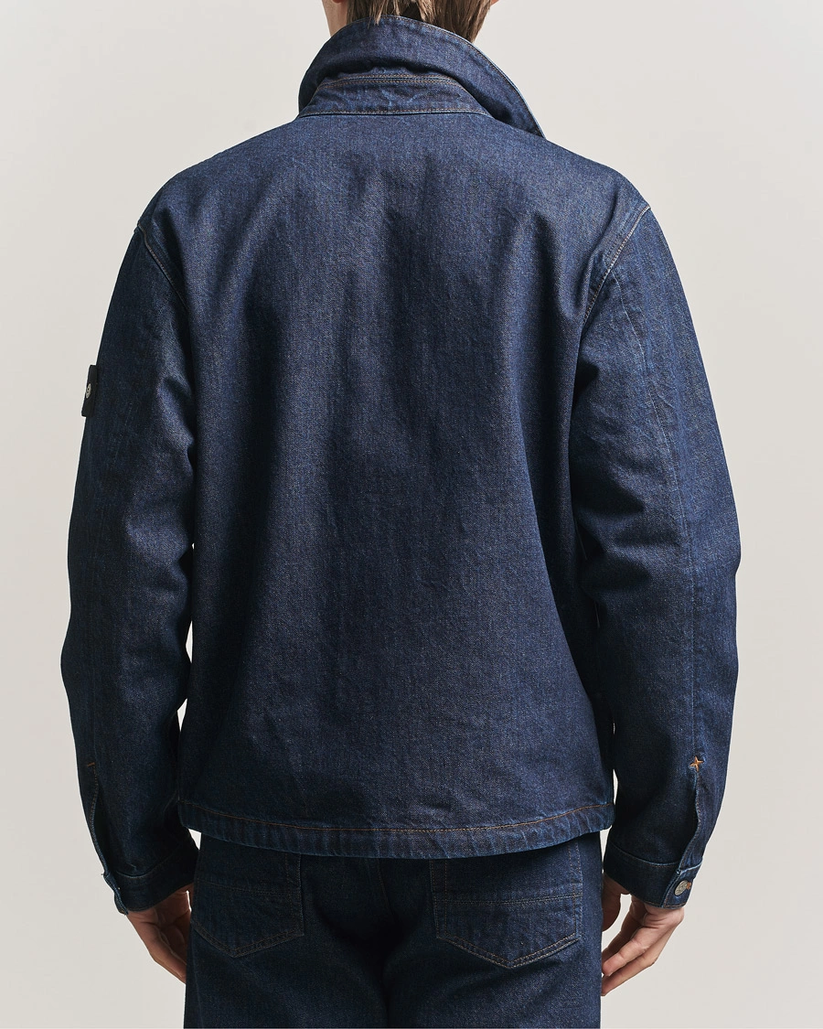 Herre | Jakker | Stone Island | Denim Jacket Blue Rinse