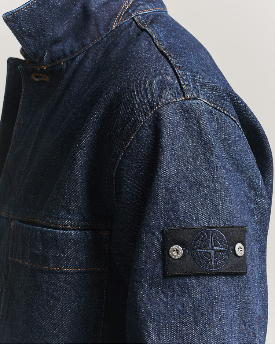 Herre | Jakker | Stone Island | Denim Jacket Blue Rinse