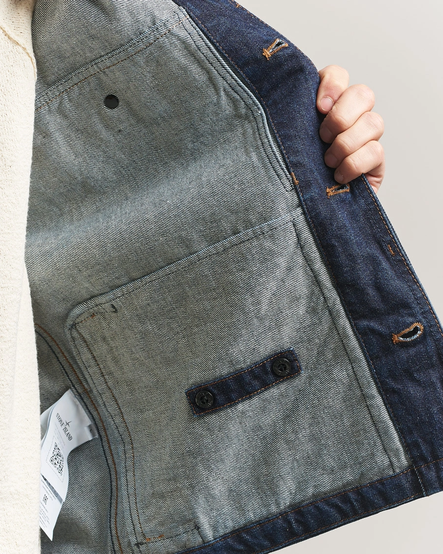 Herre | Jakker | Stone Island | Denim Jacket Blue Rinse