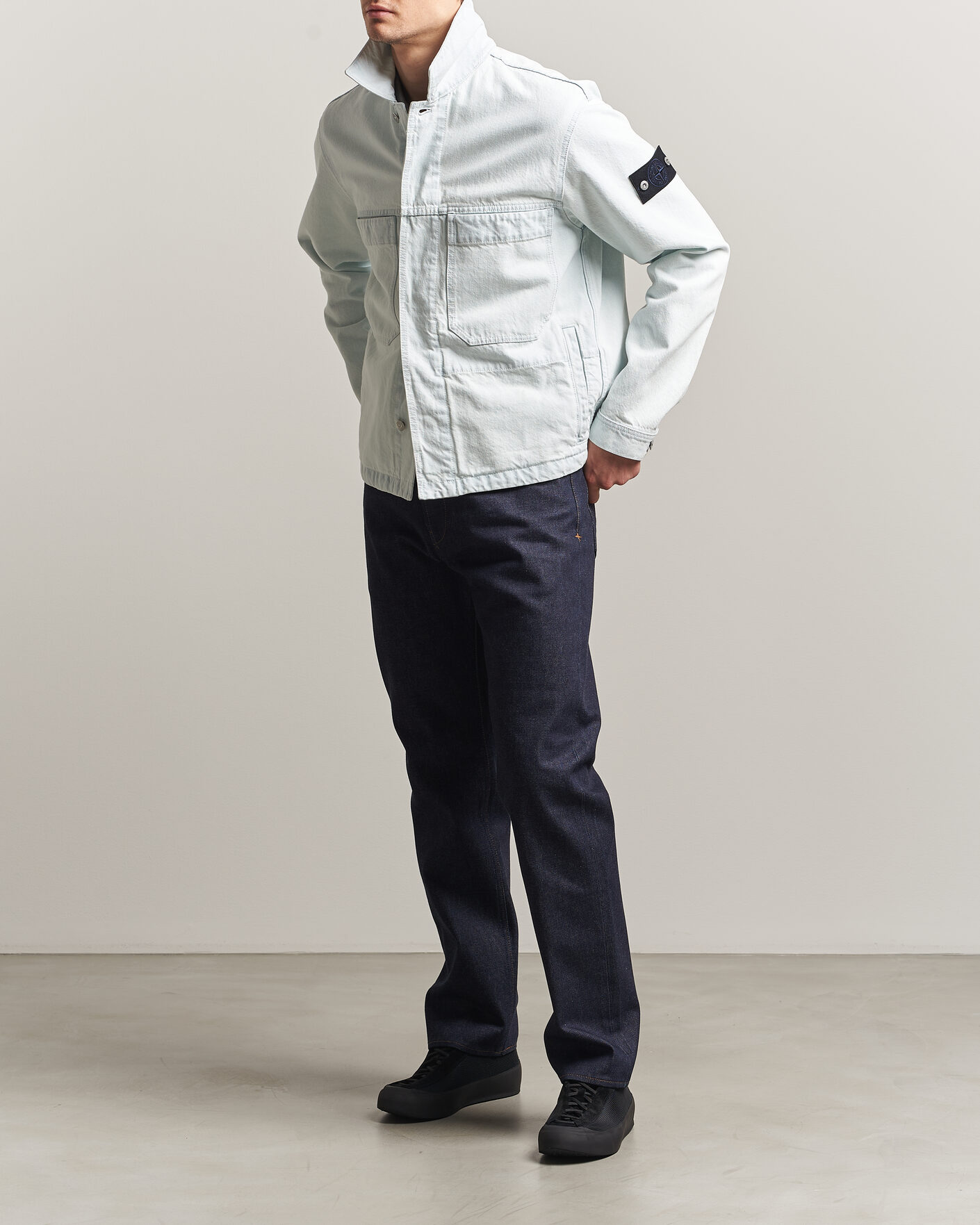 Herre | Jeans | Stone Island | Straight Fit Jeans Blue Raw