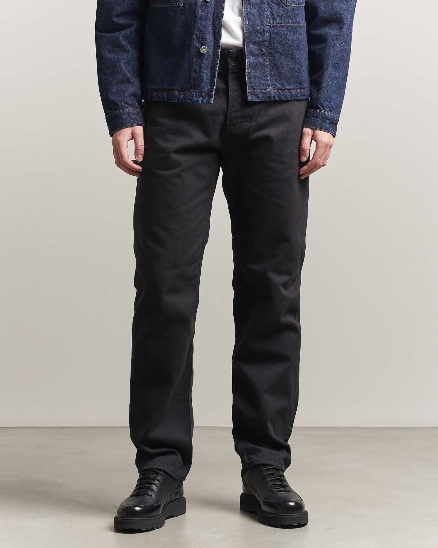 Herre | Jeans | Stone Island | Straight Fit Denim Jeans Black