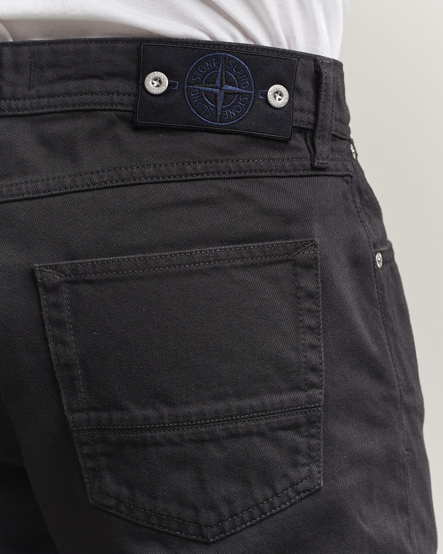 Herre | Bukser | Stone Island | Straight Fit Denim Jeans Black