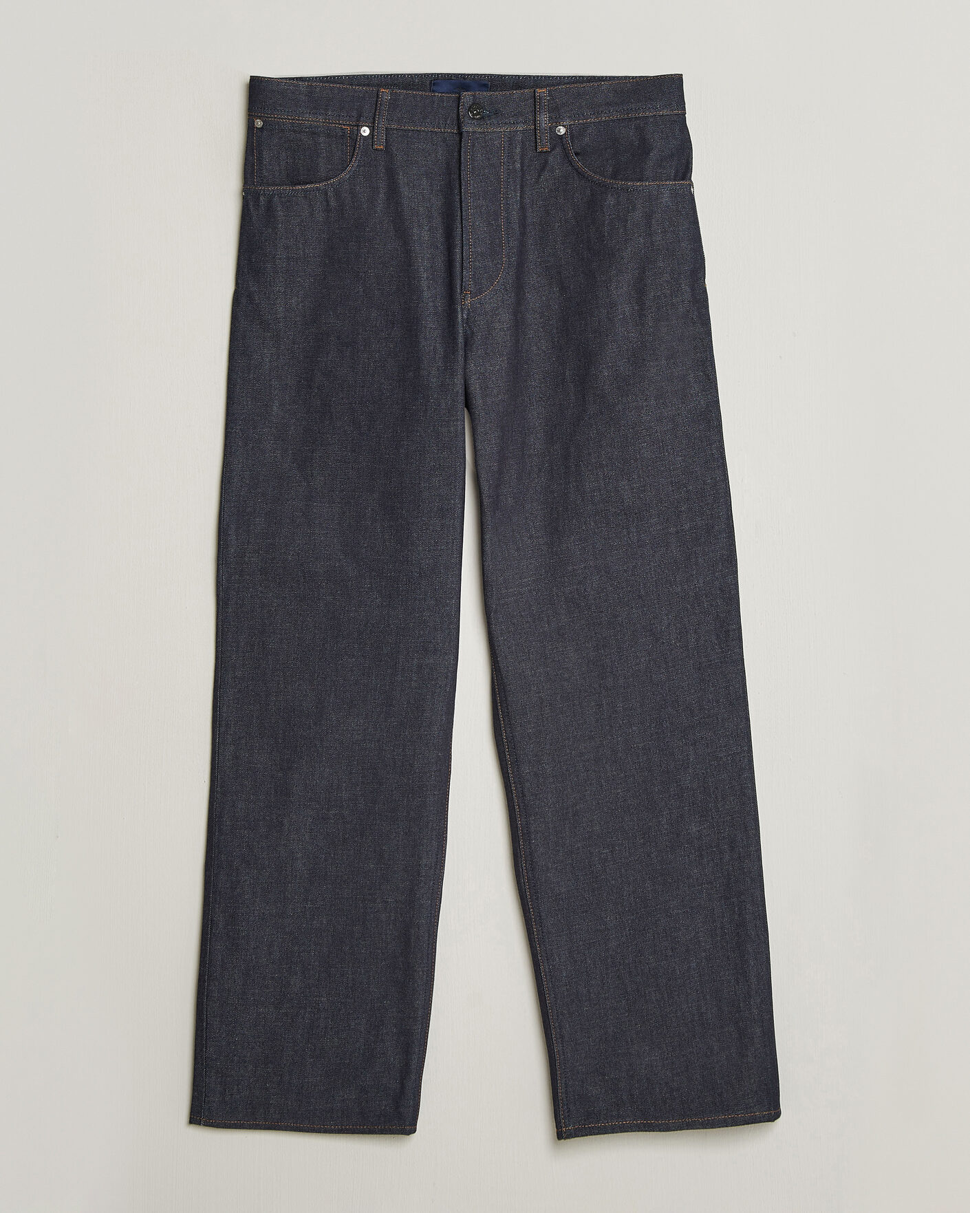 Herre | Skjorter | Stone Island | Loose Fit Denim Jeans Blue Raw