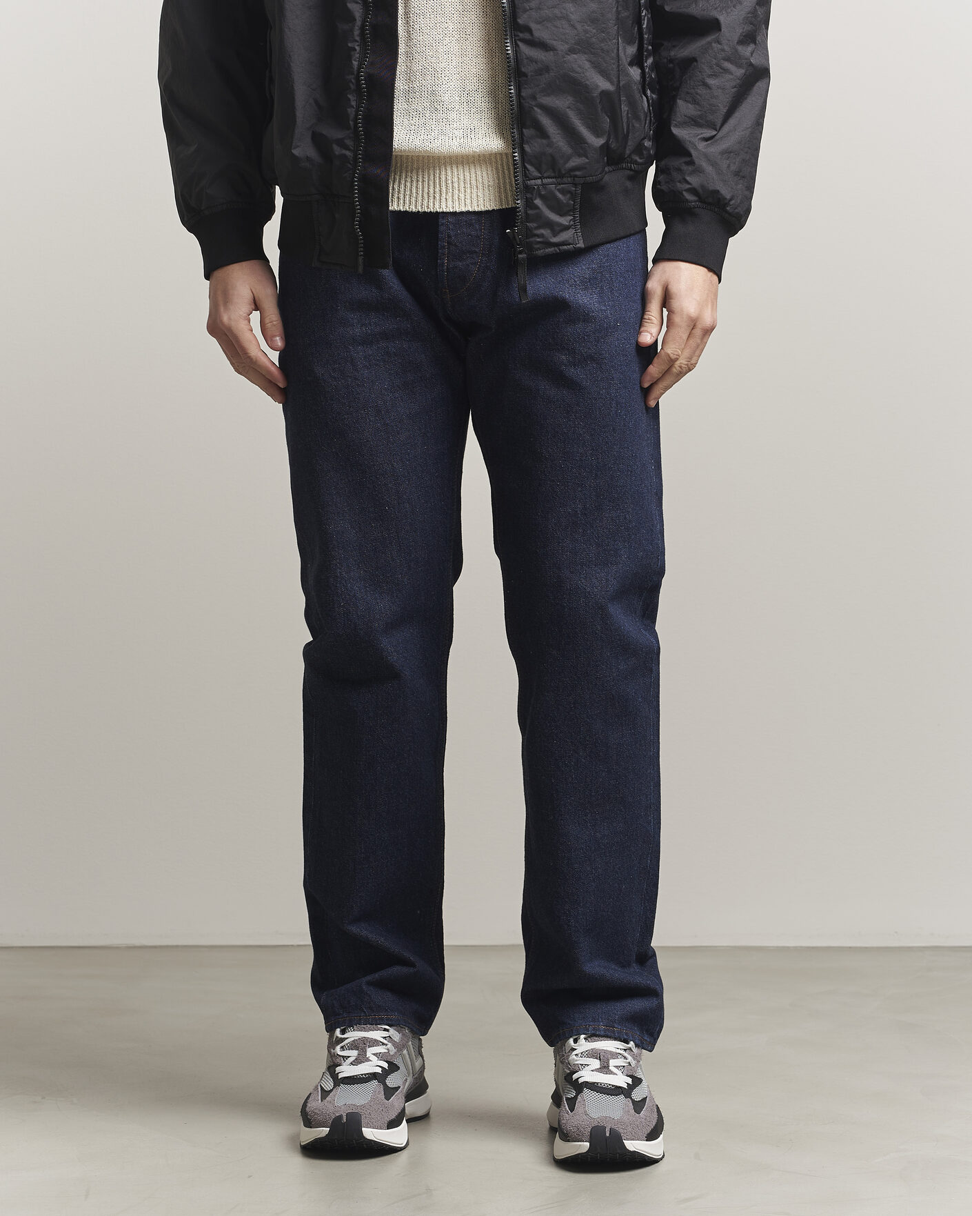 Herre | Jeans | Stone Island | Straight Fit Denim Jeans Blue Rinse