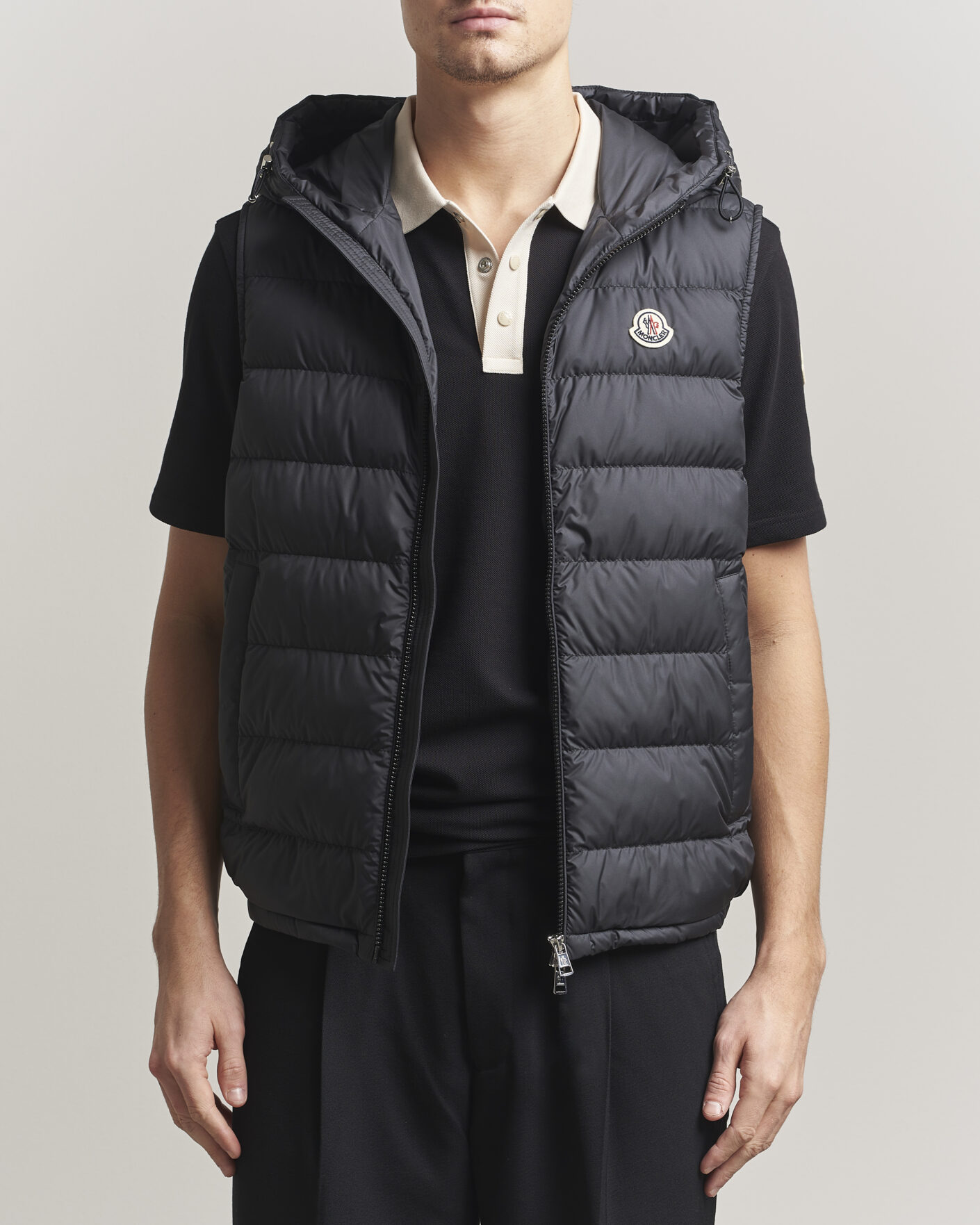Herre | Vester | Moncler | Marseillan Hooded Down Vest Black