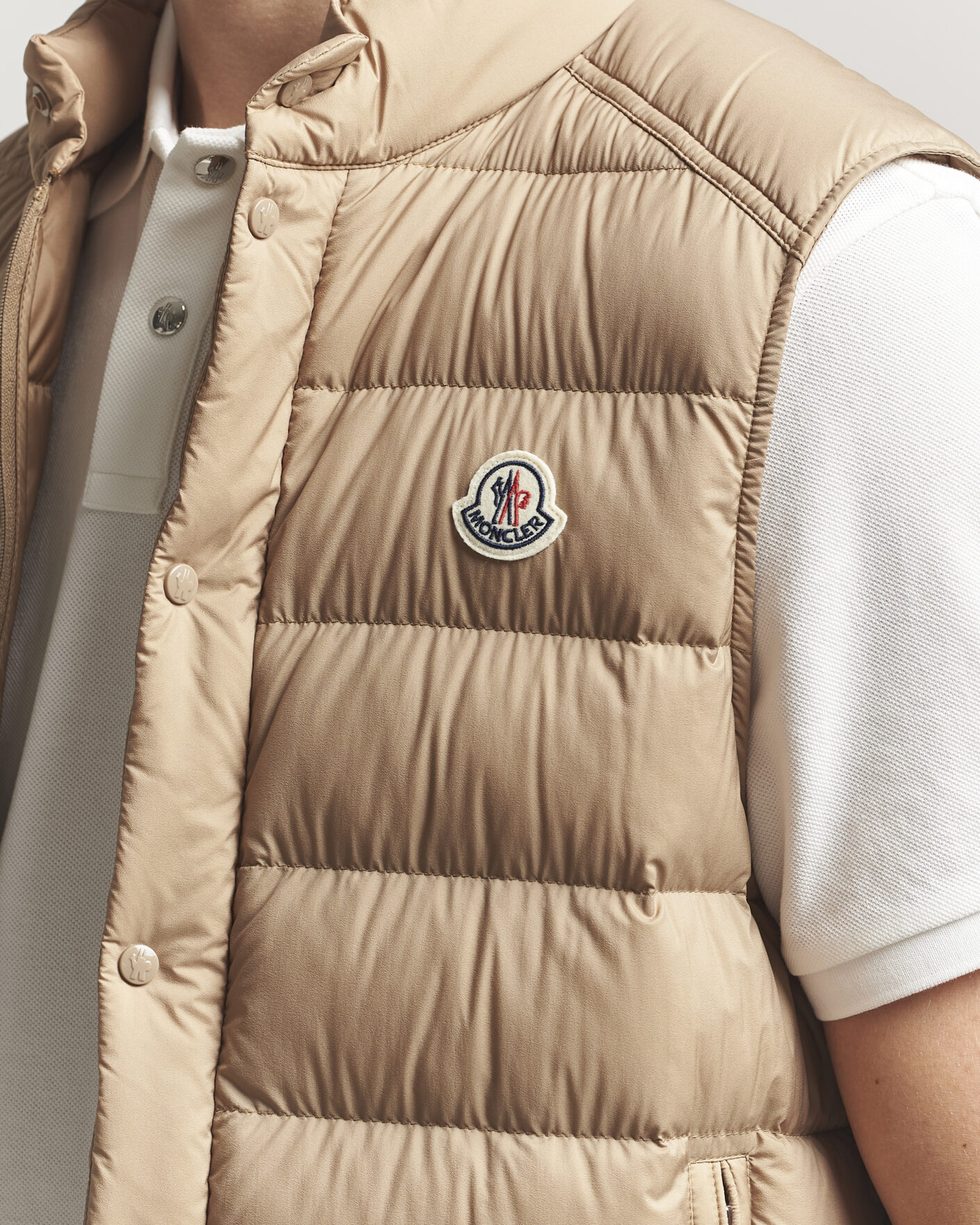 Herre | Vester | Moncler | Barthe Down Vest Tan