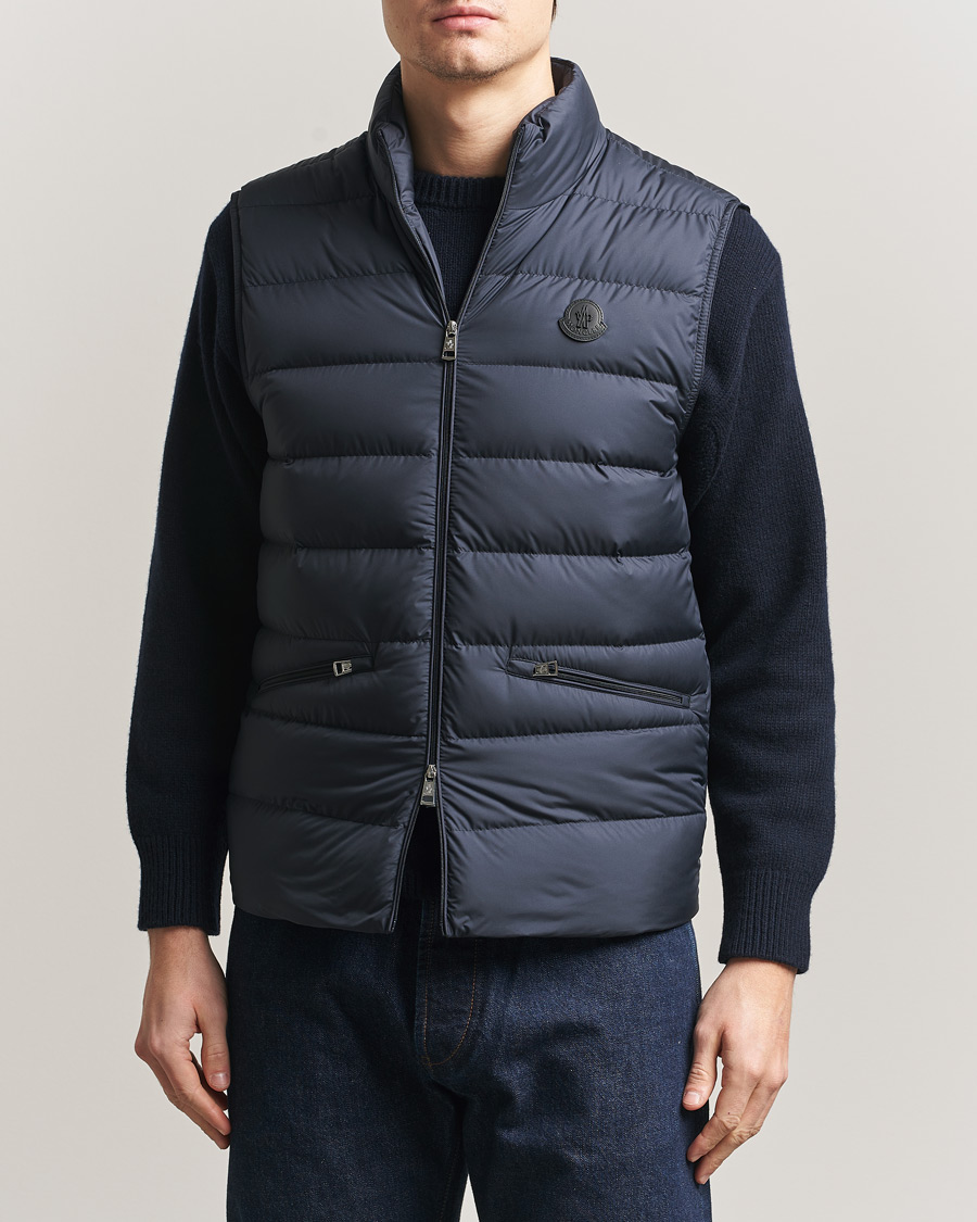 Herre | Vester | Moncler | Lechtal Down Vest Navy