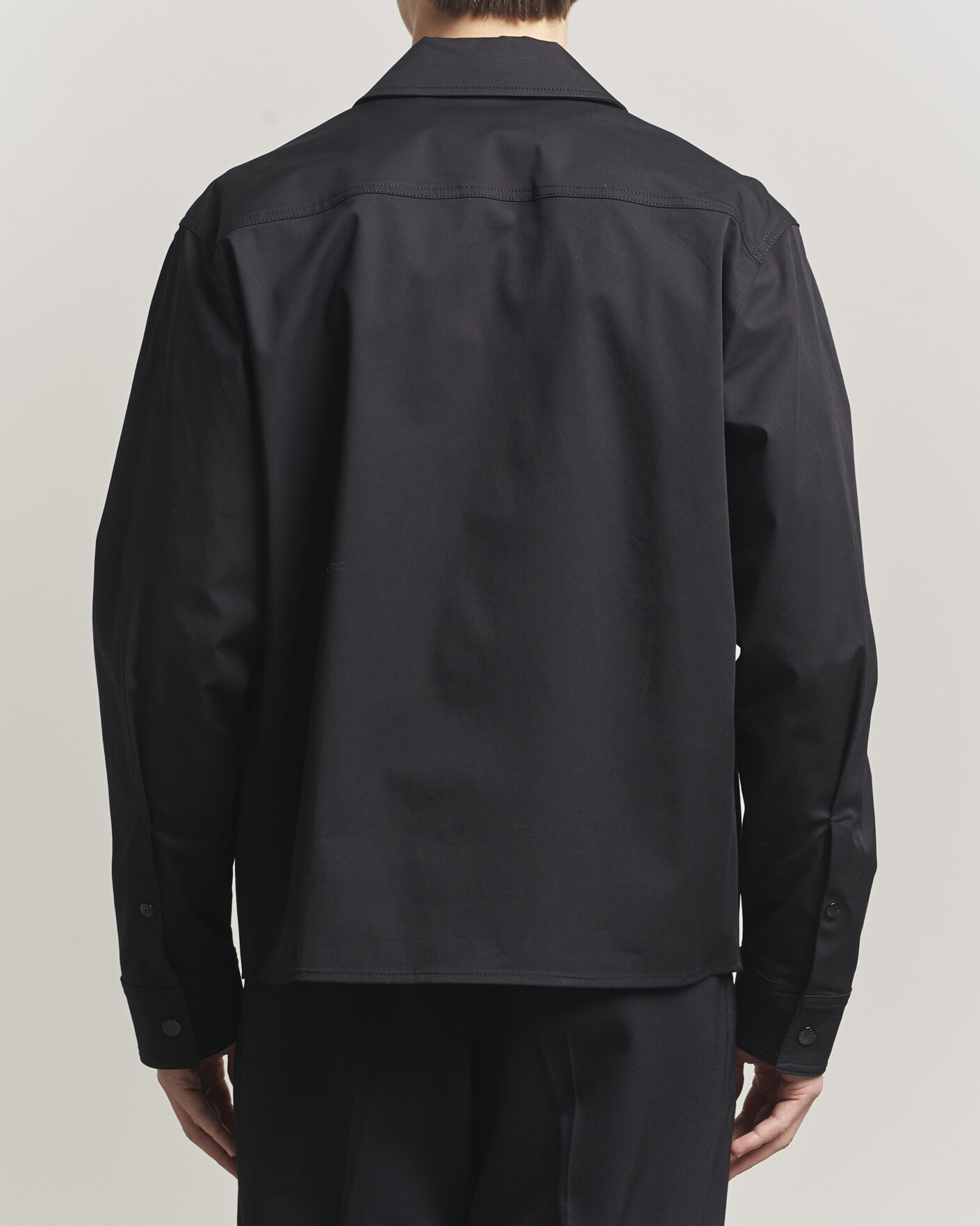 Herre | Skjorter | Moncler | Zip Overshirt Black