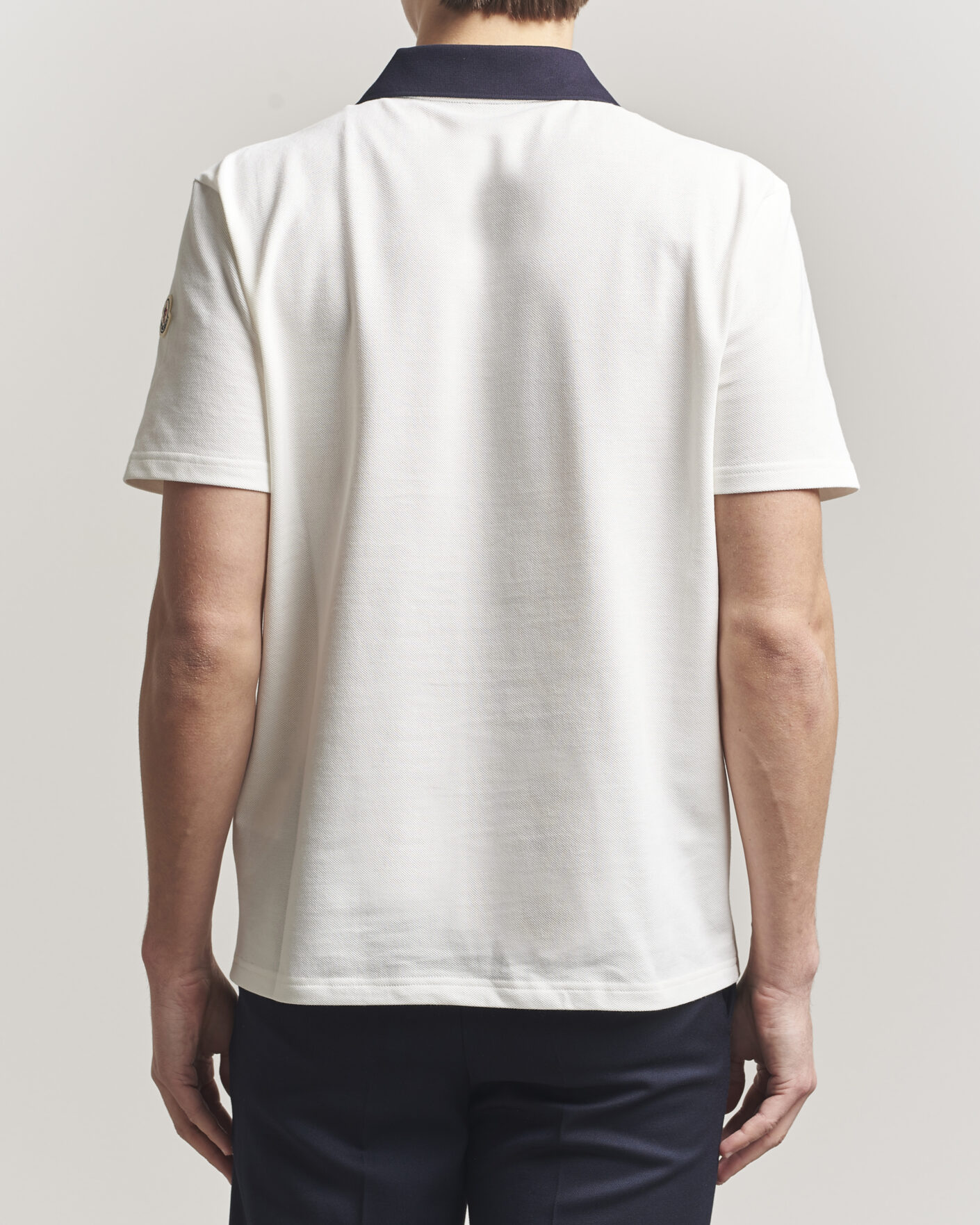 Herre | Pikéer | Moncler | Signature Logo Polo Off White