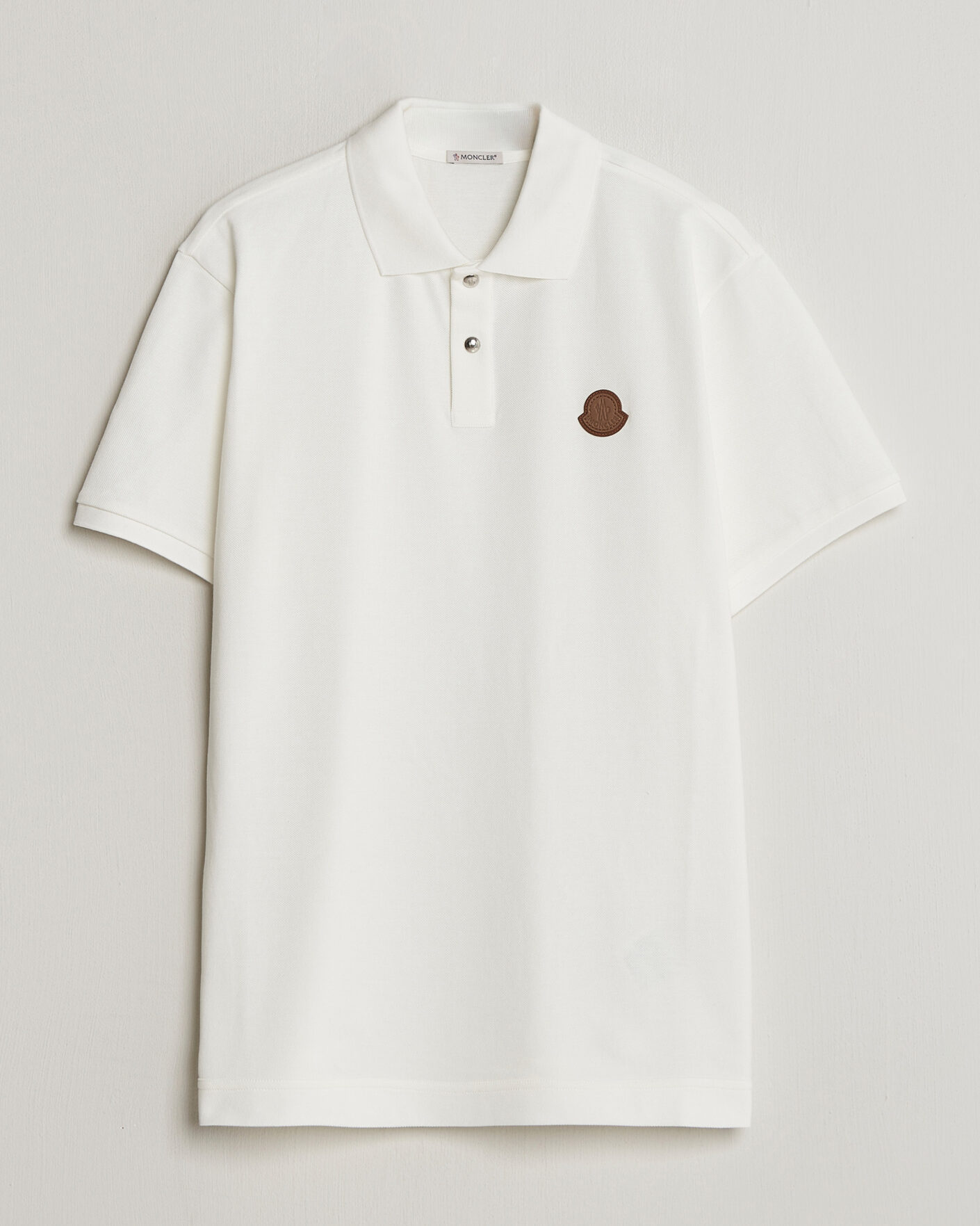 Herre | Pikéer | Moncler | Luxury Logo Polo Off White