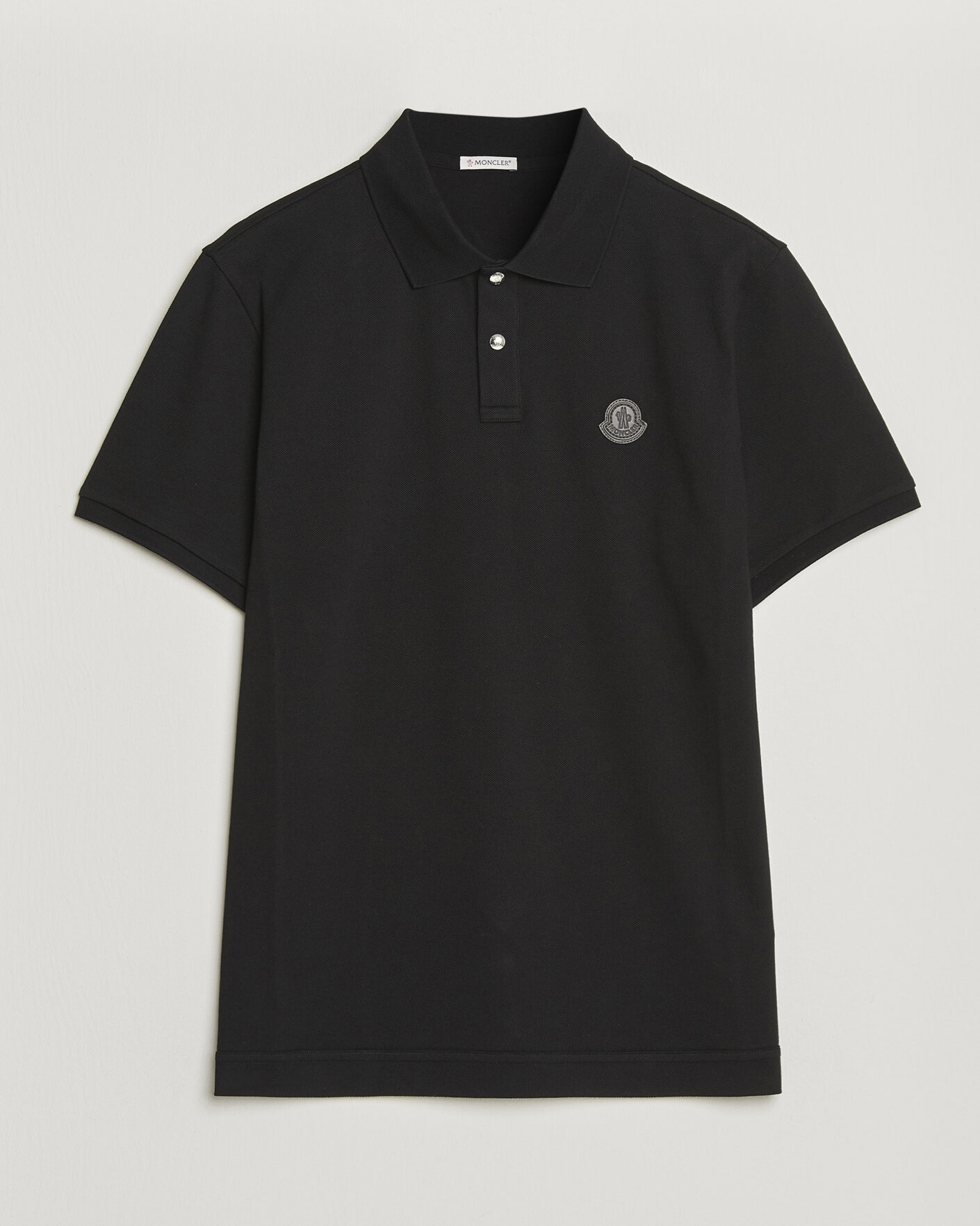 Herre | Pikéer | Moncler | Luxury Logo Polo Black