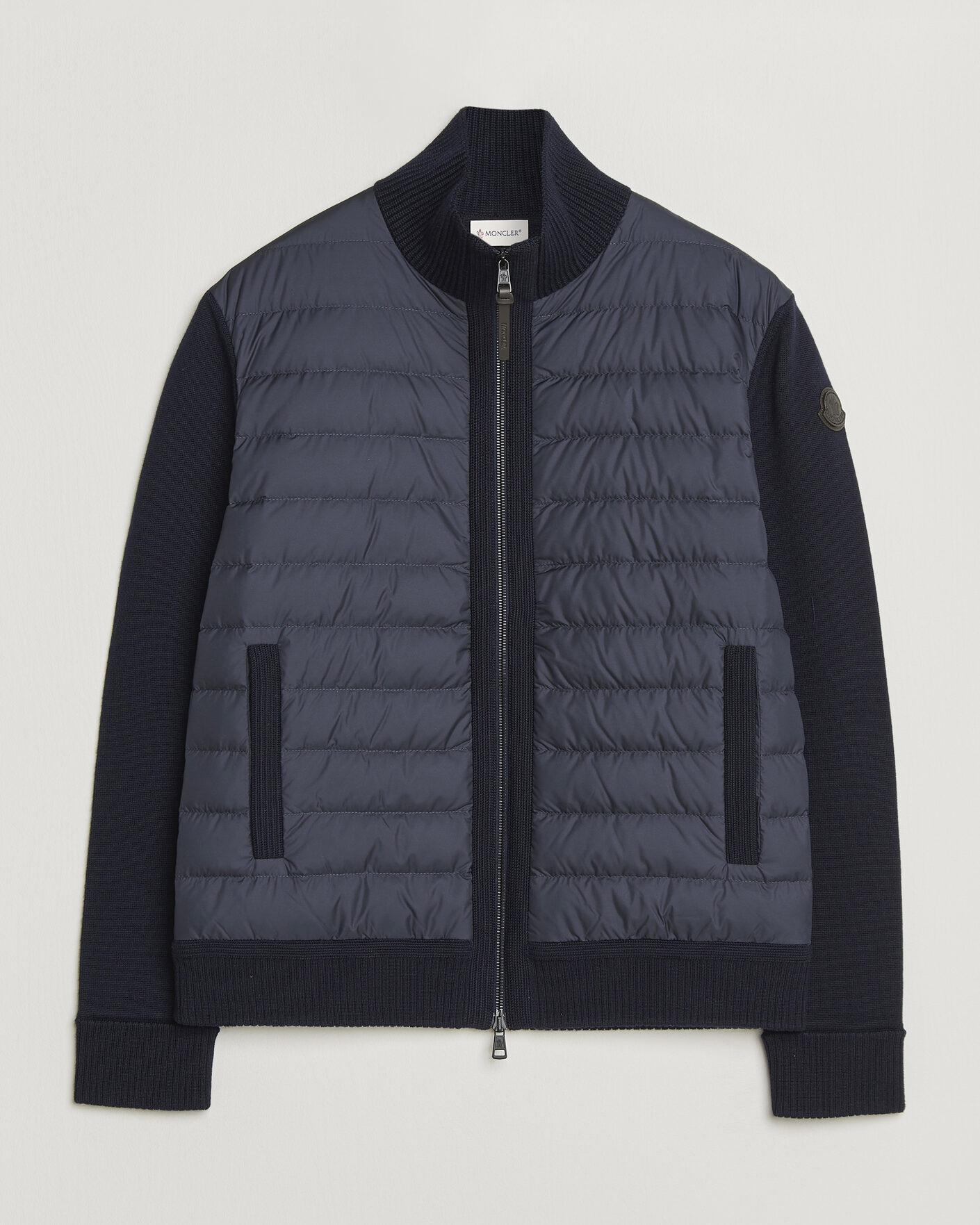 Herre | Jakker | Moncler | Luxury Hybrid Zip Cardigan Navy