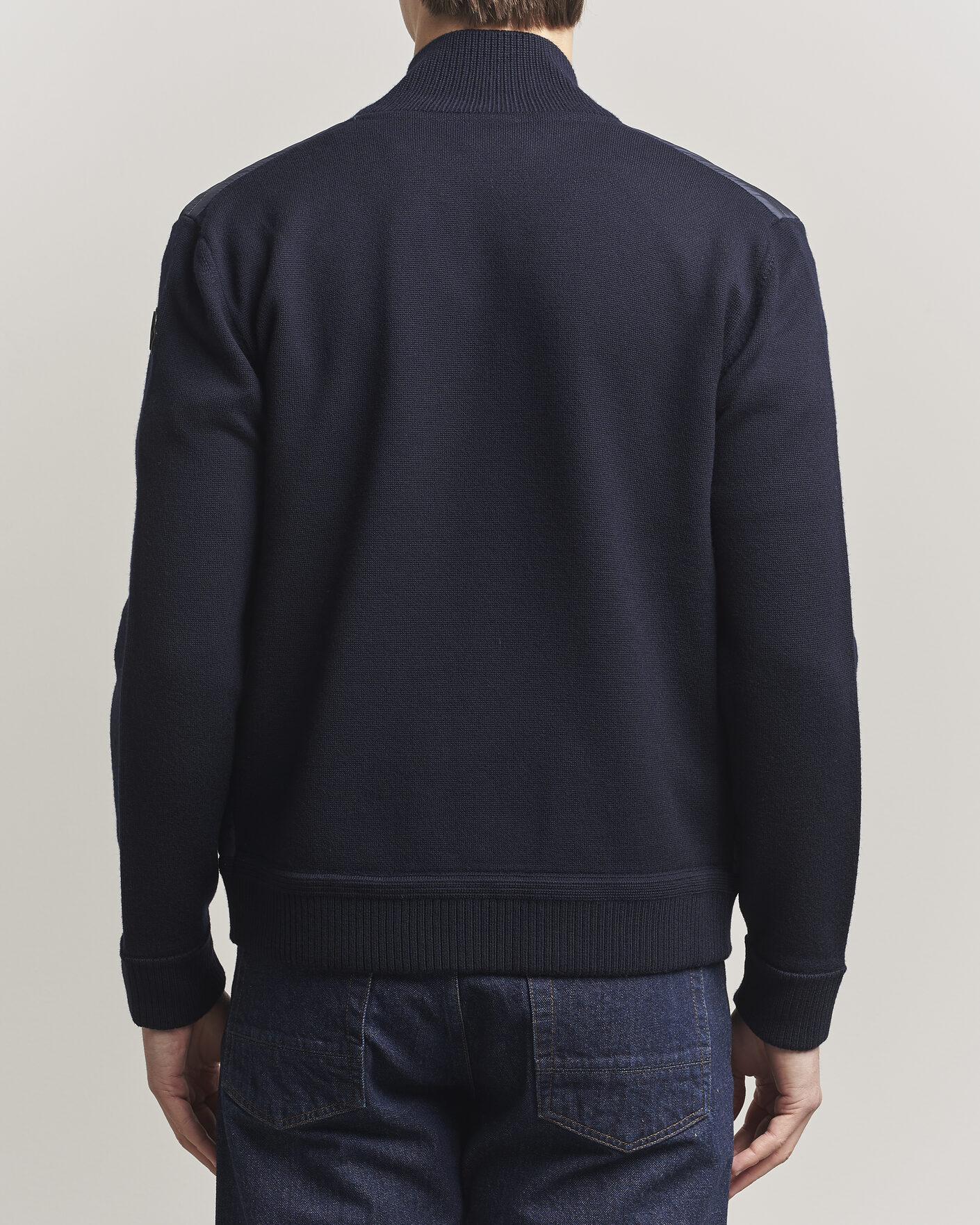 Herre | Jakker | Moncler | Luxury Hybrid Zip Cardigan Navy